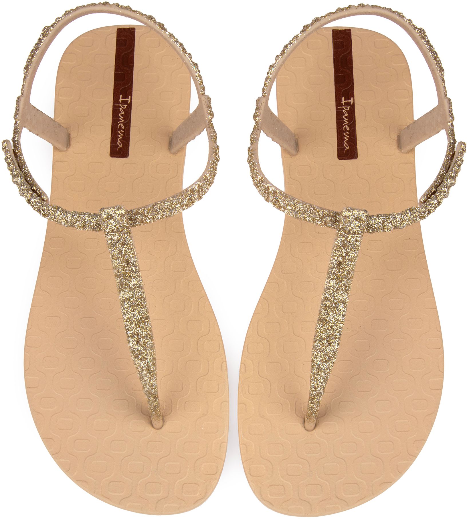 Gold glitter flip shops flops