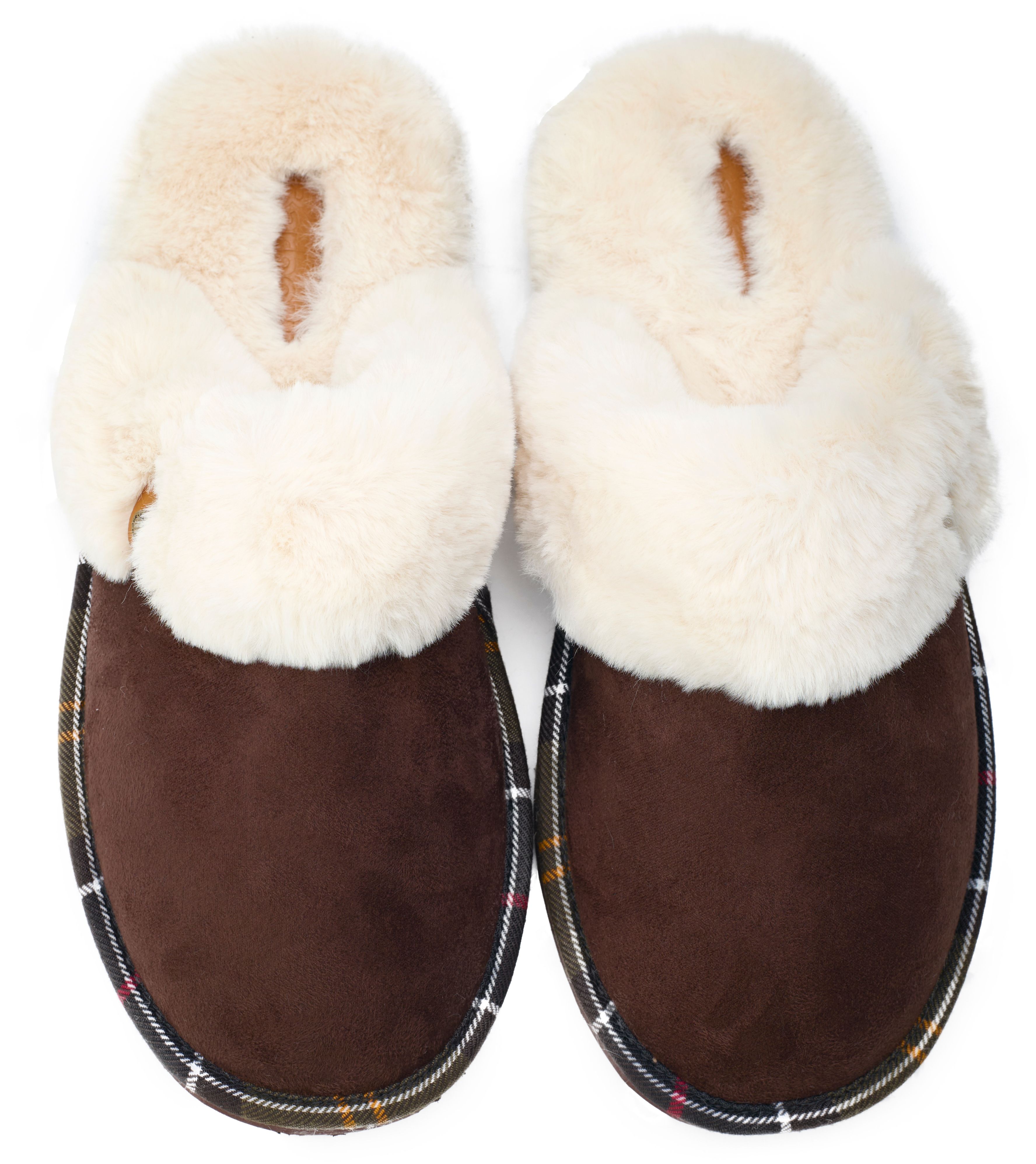 Barbour slippers womens Brown on sale