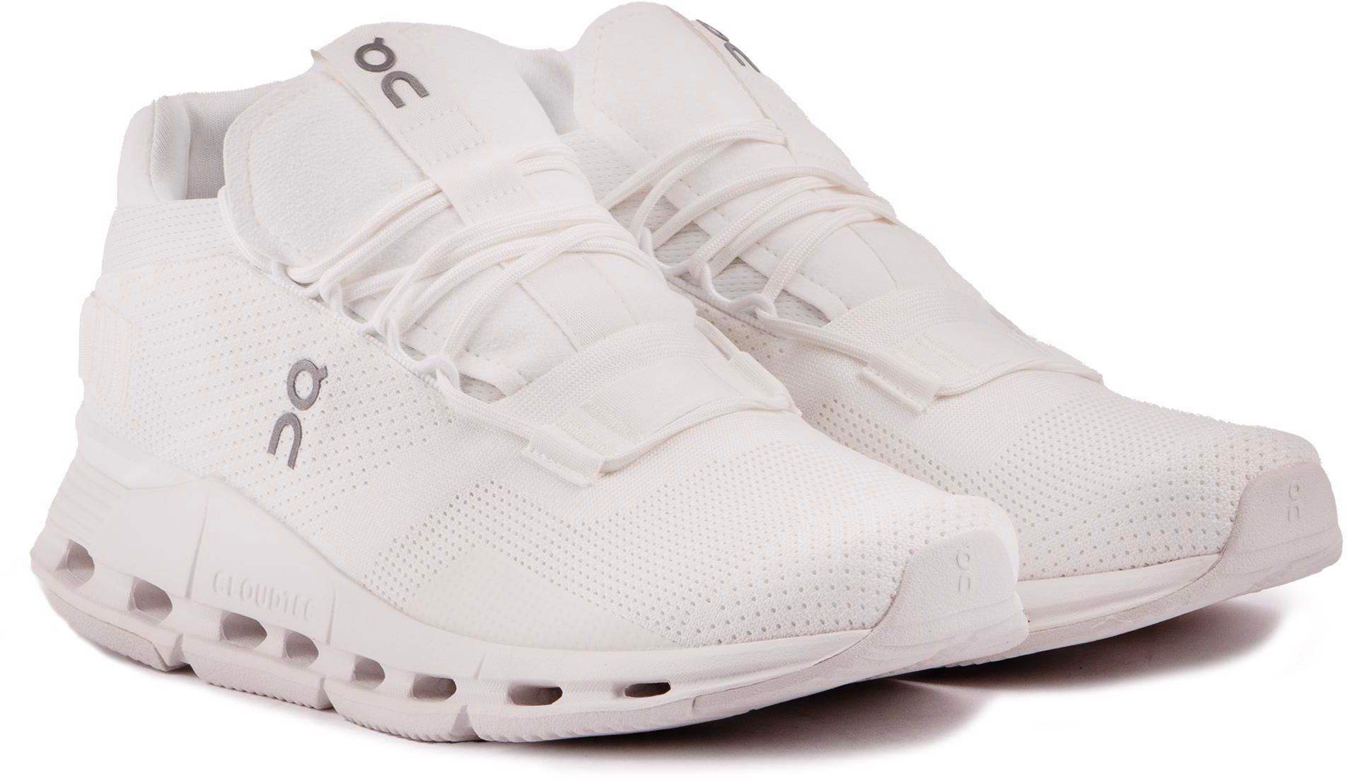 On cloud white sneakers best sale