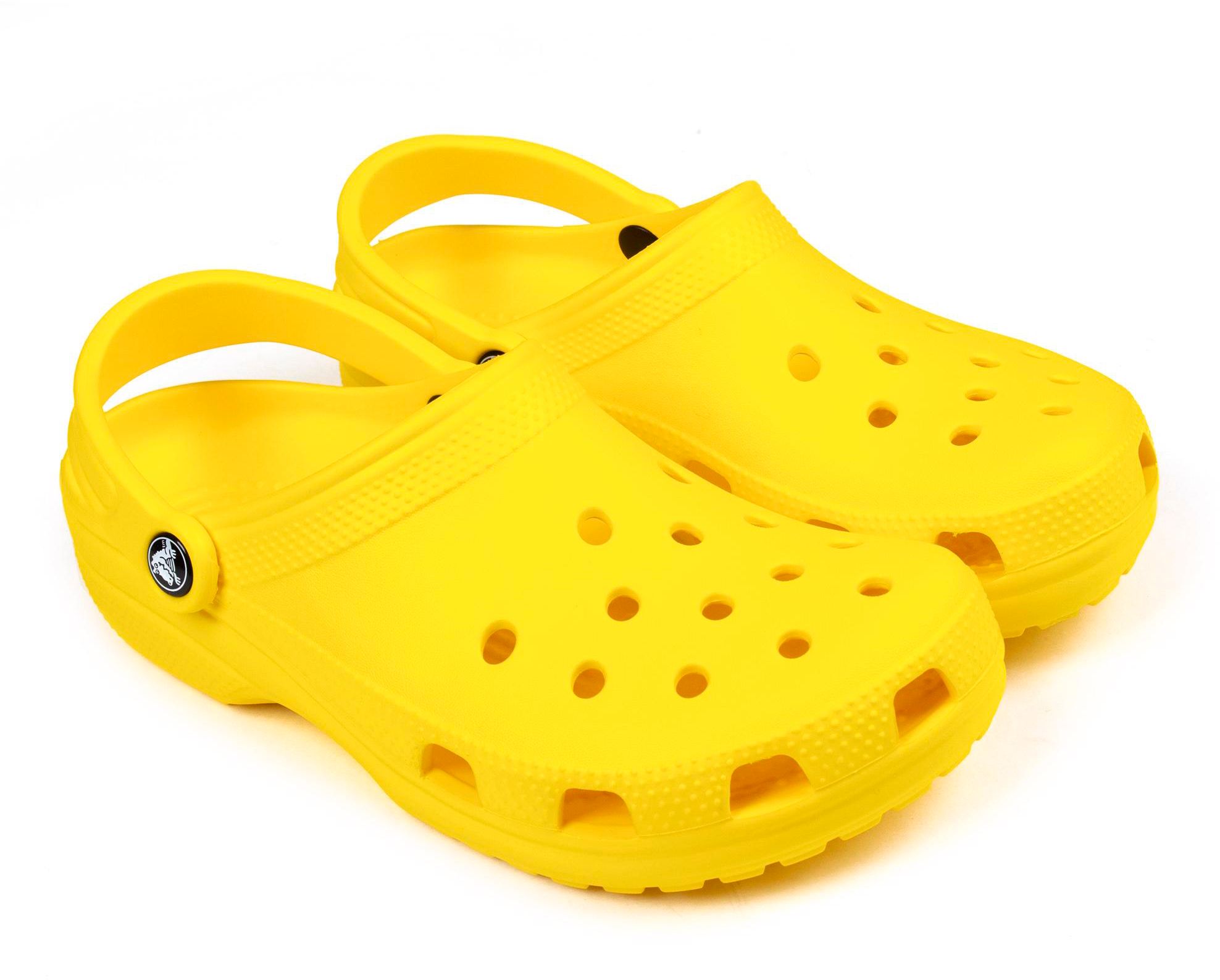 Yellow outlet Crocs