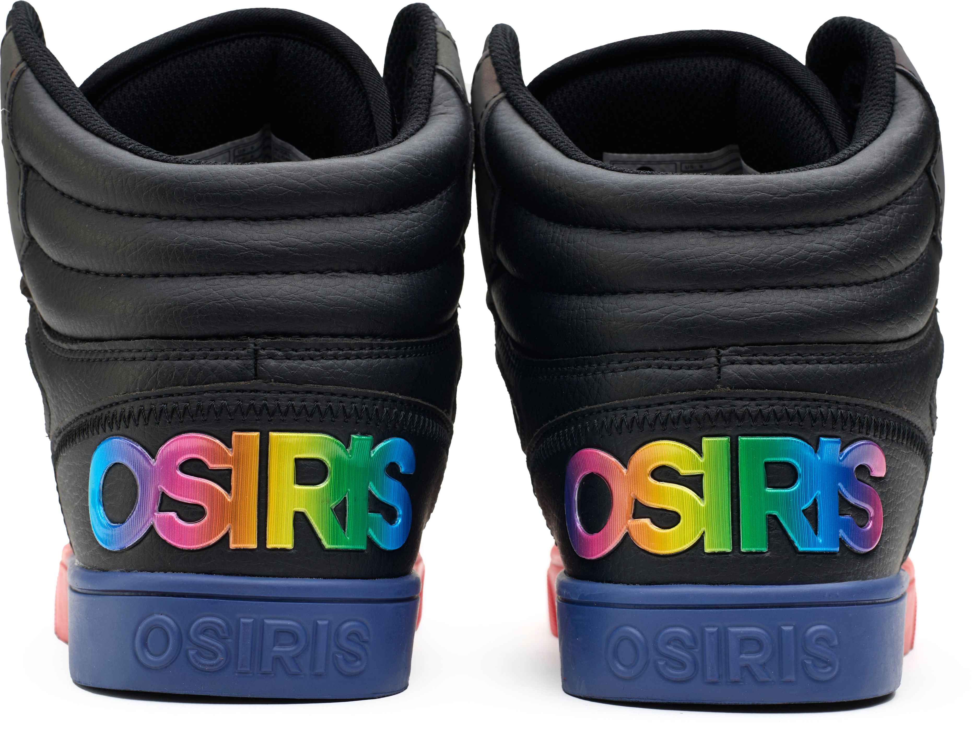 Mens Osiris Clone Sneakers In Black Black Multi Soletrader