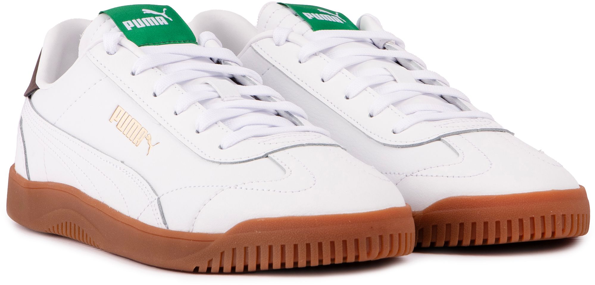 Mens Puma Club 5V5 Trainers In White Soletrader