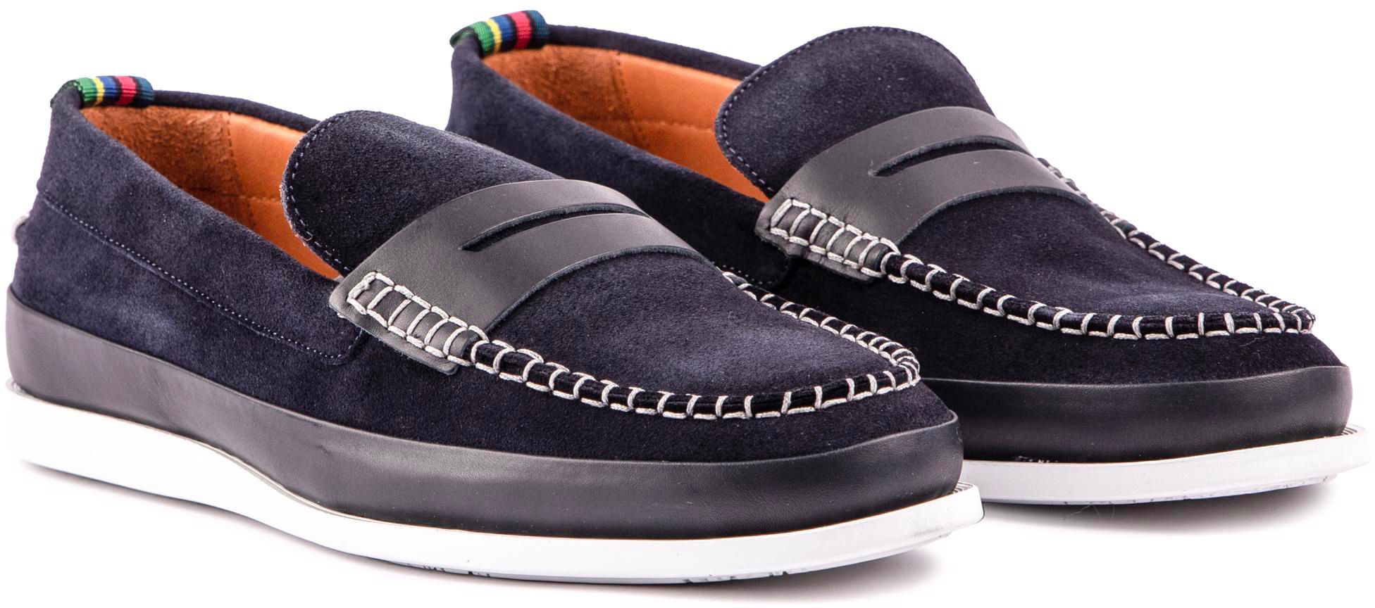 Mens Paul Smith Coram Shoes In Navy Blue Soletrader