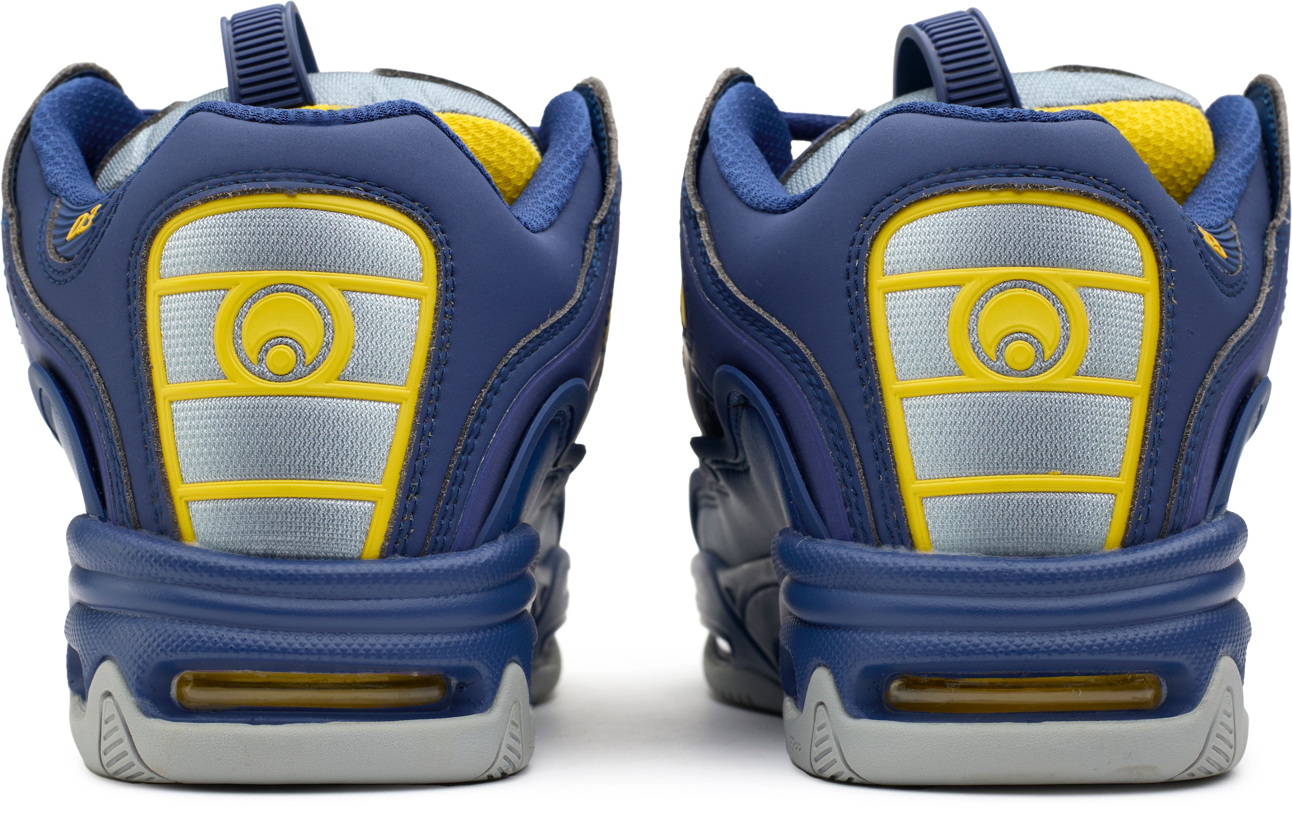 Mens Osiris D3 2001 Trainers In Blue Yellow Soletrader