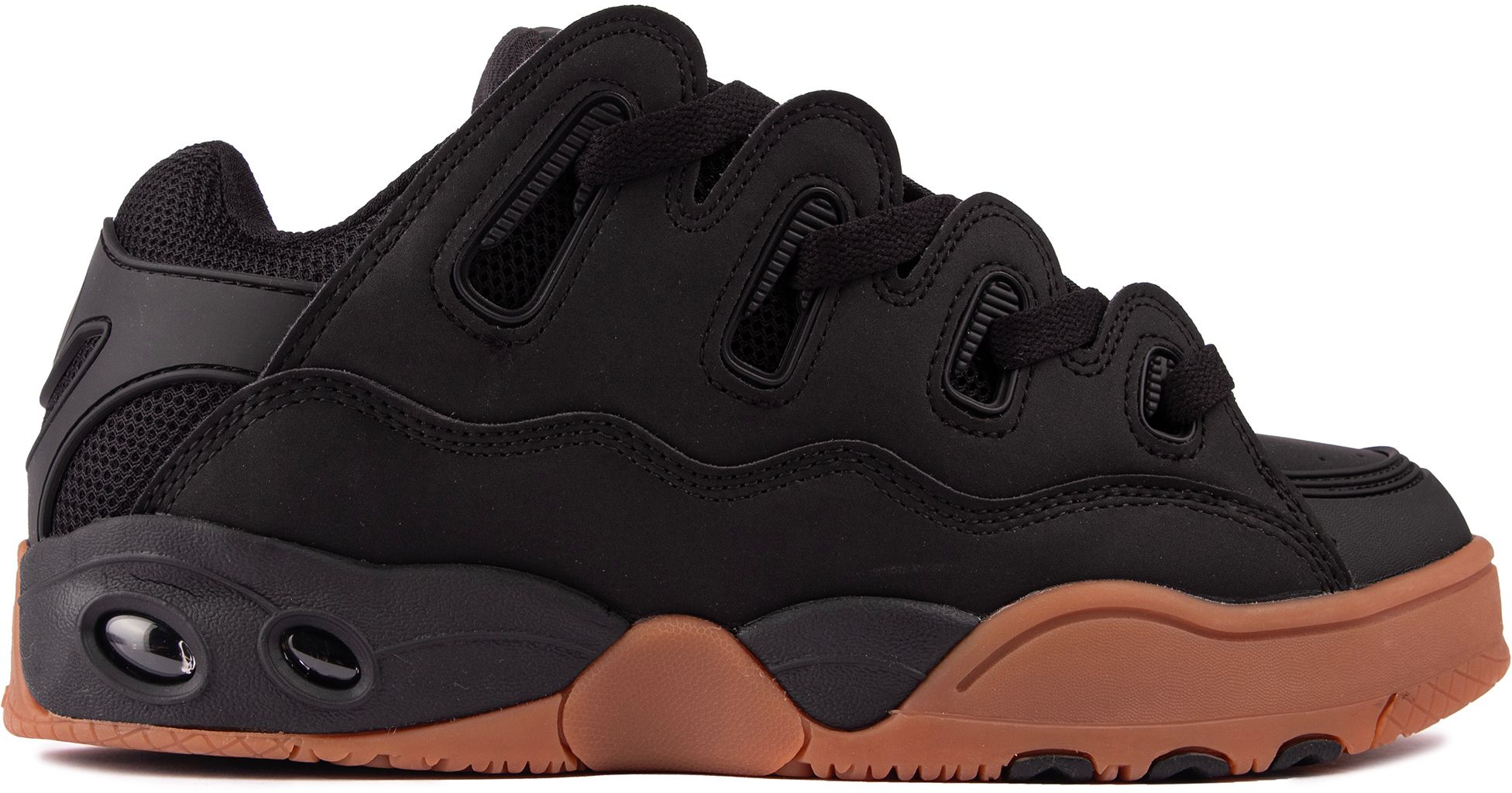 Mens Osiris D3 Og Sneakers In Black Gum Soletrader