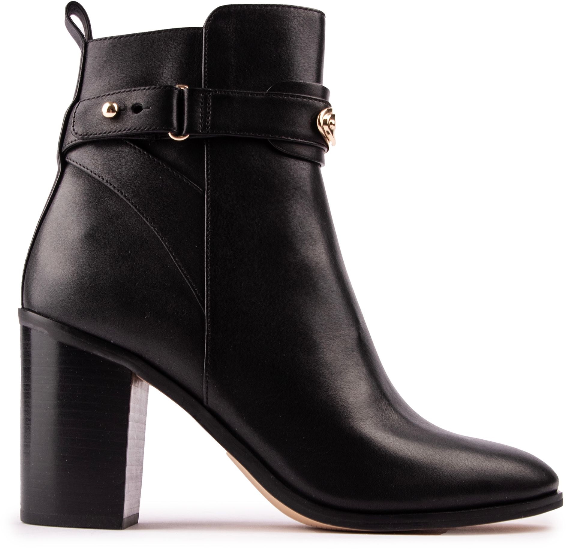 Womens Michael Kors Darcy Heeled Boots In Black Soletrader