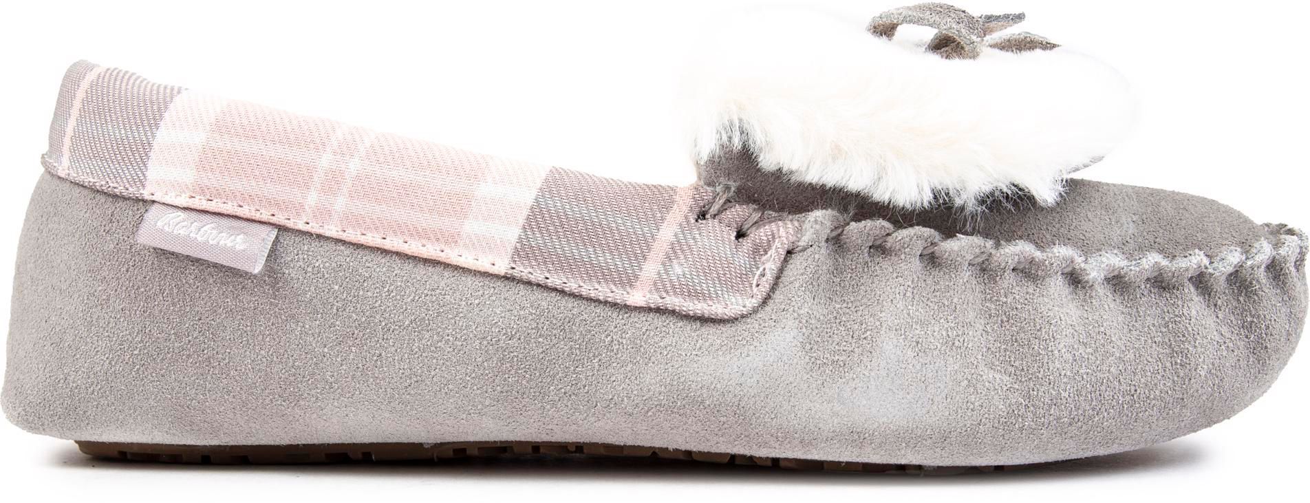 Womens Barbour Darcie Slippers In Grey Soletrader