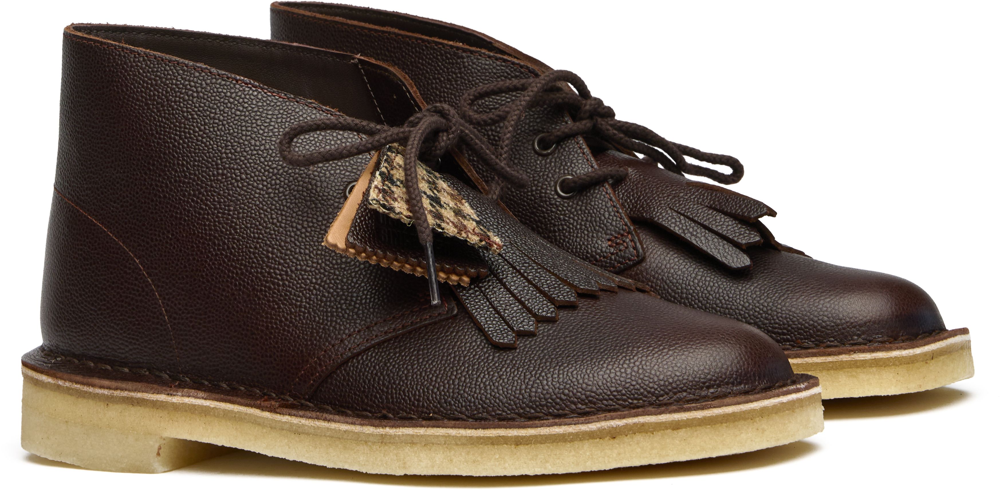Mens Clarks Desert Boots In Brown | Soletrader display picture 1