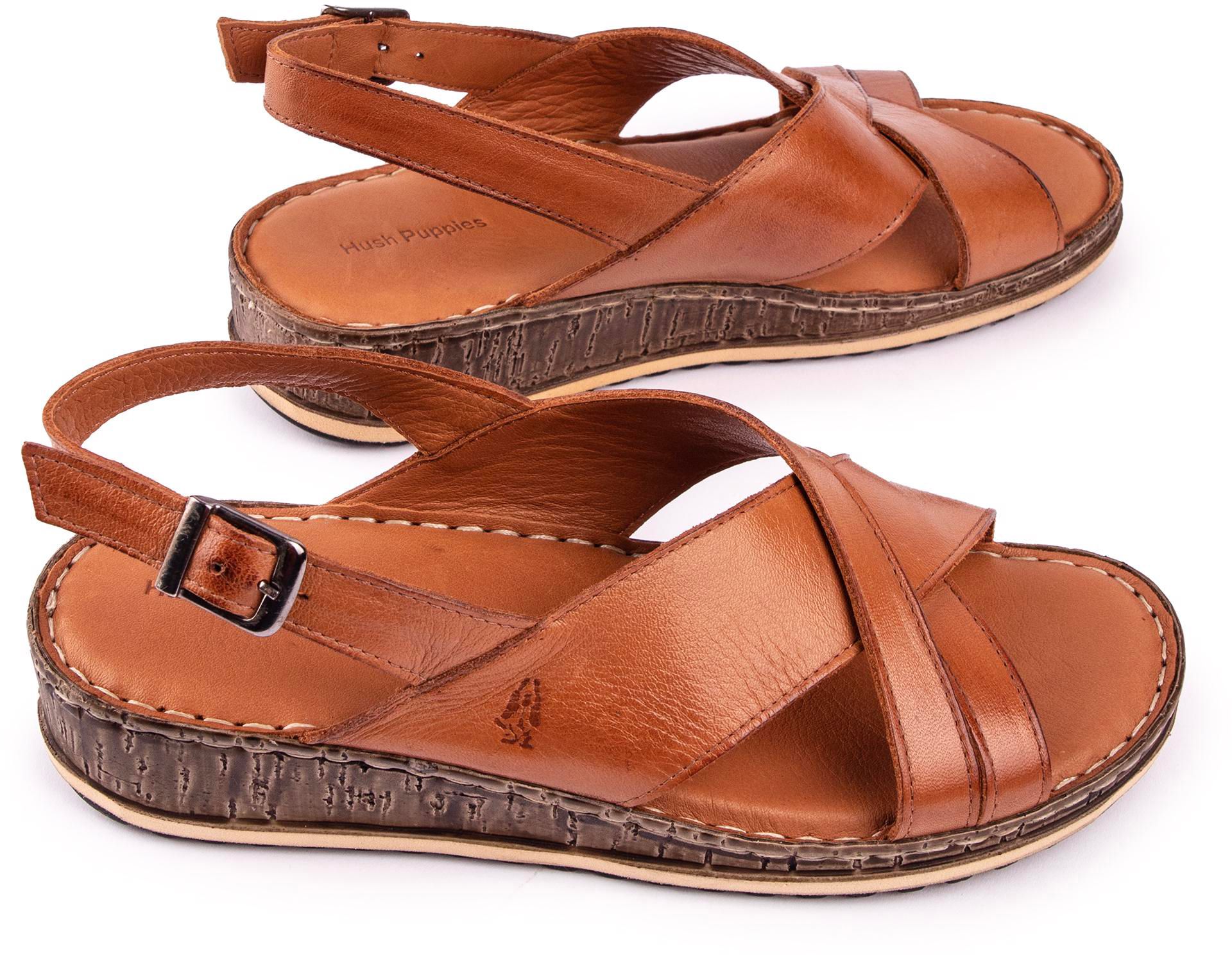 Hush puppies tan sandals on sale