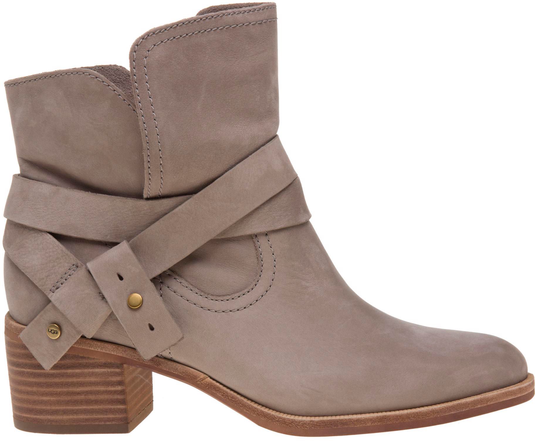 Womens Ugg Elora Boots In Grey Soletrader