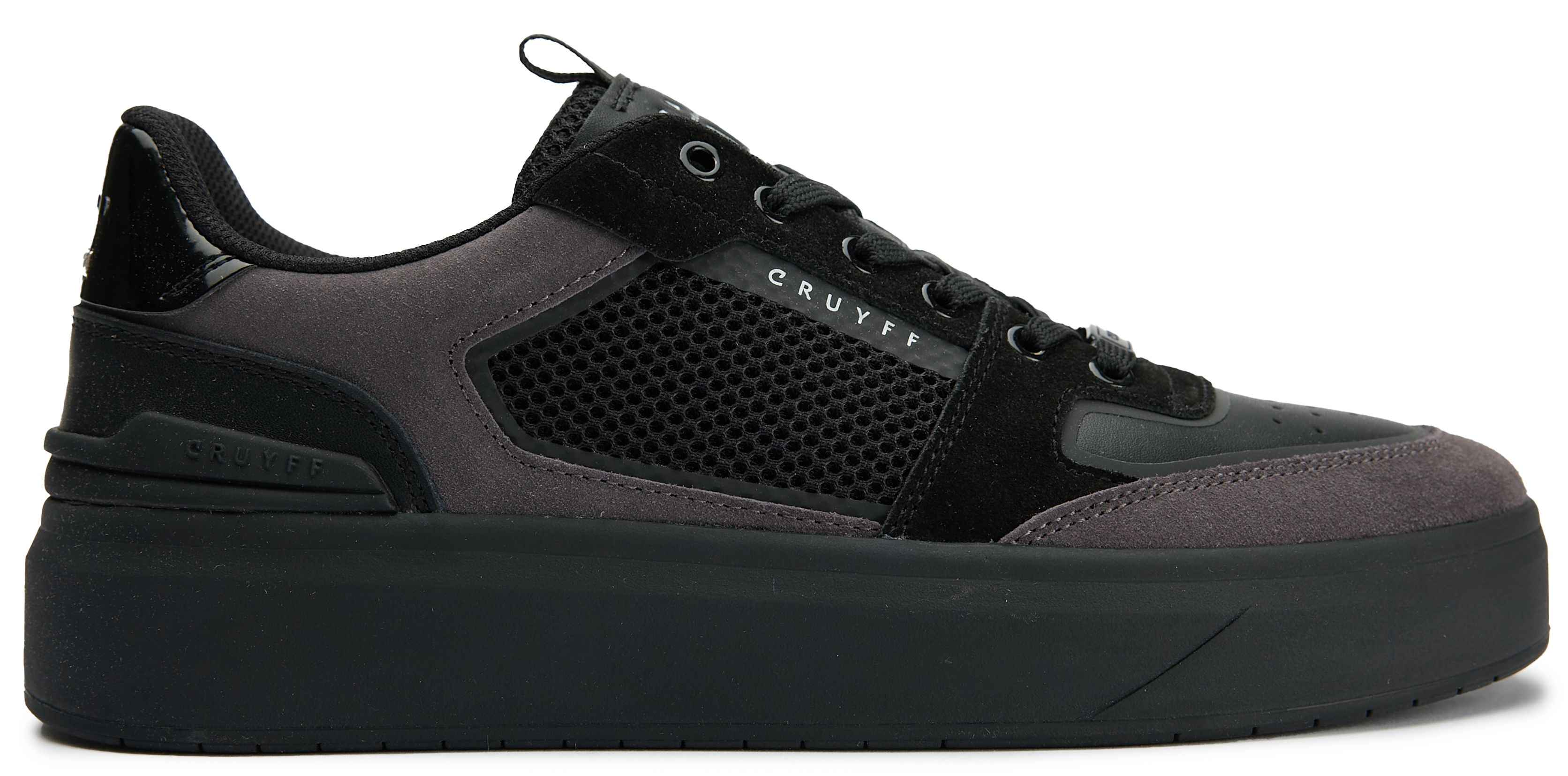 Mens Cruyff Endorsed Tech Sneakers In Black | Soletrader