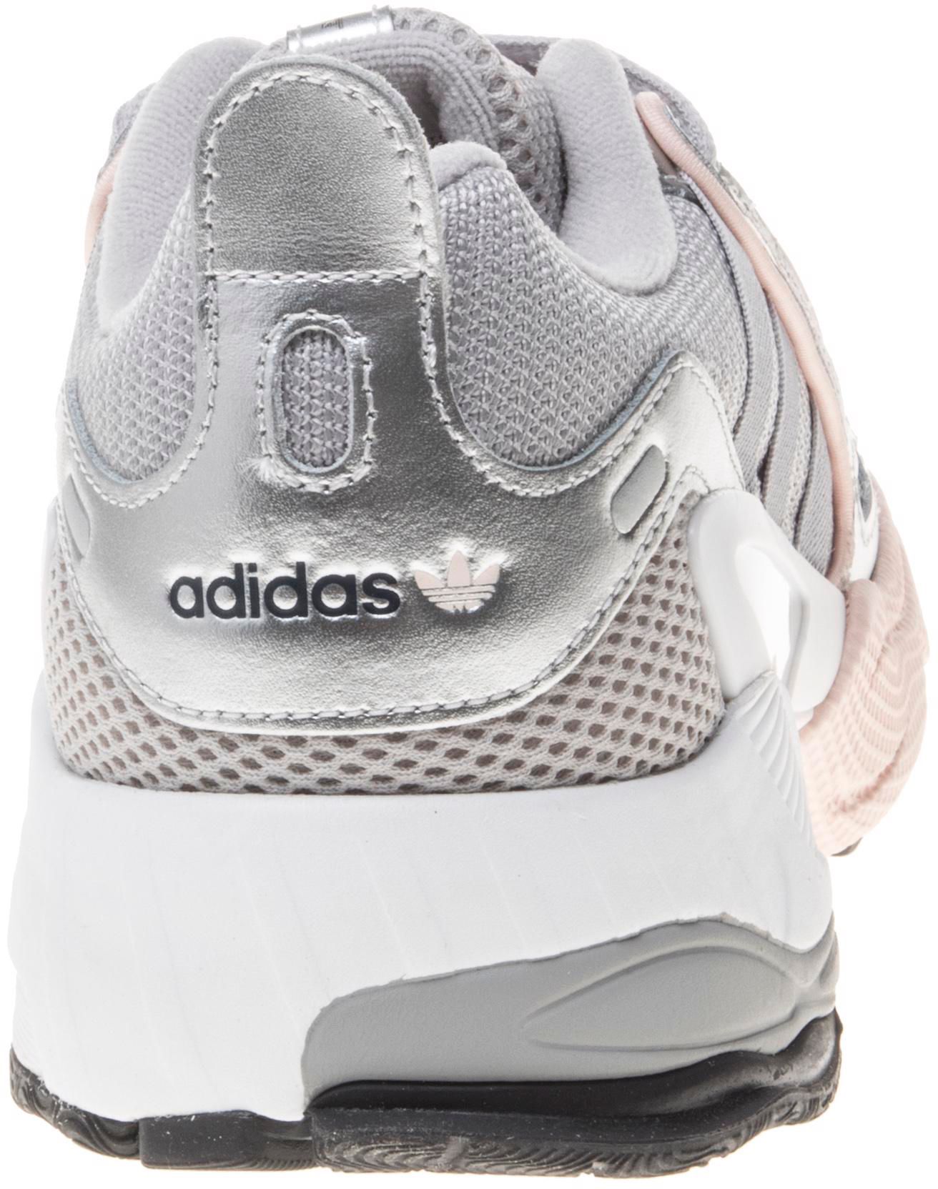 Womens Adidas Eqt Gazelle Trainers In Grey Silver Pink Soletrader