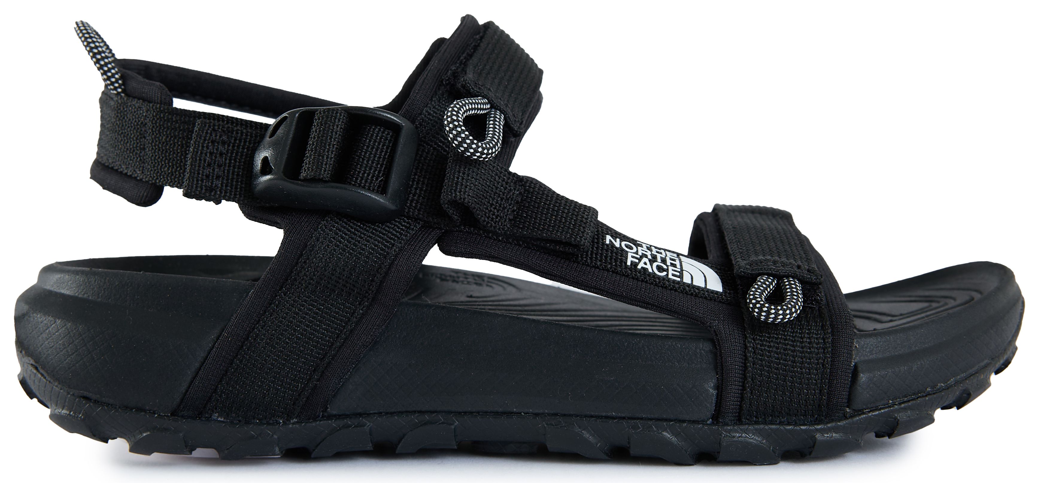 Womens The North Face Explore Camp Sandals In Black | Soletrader