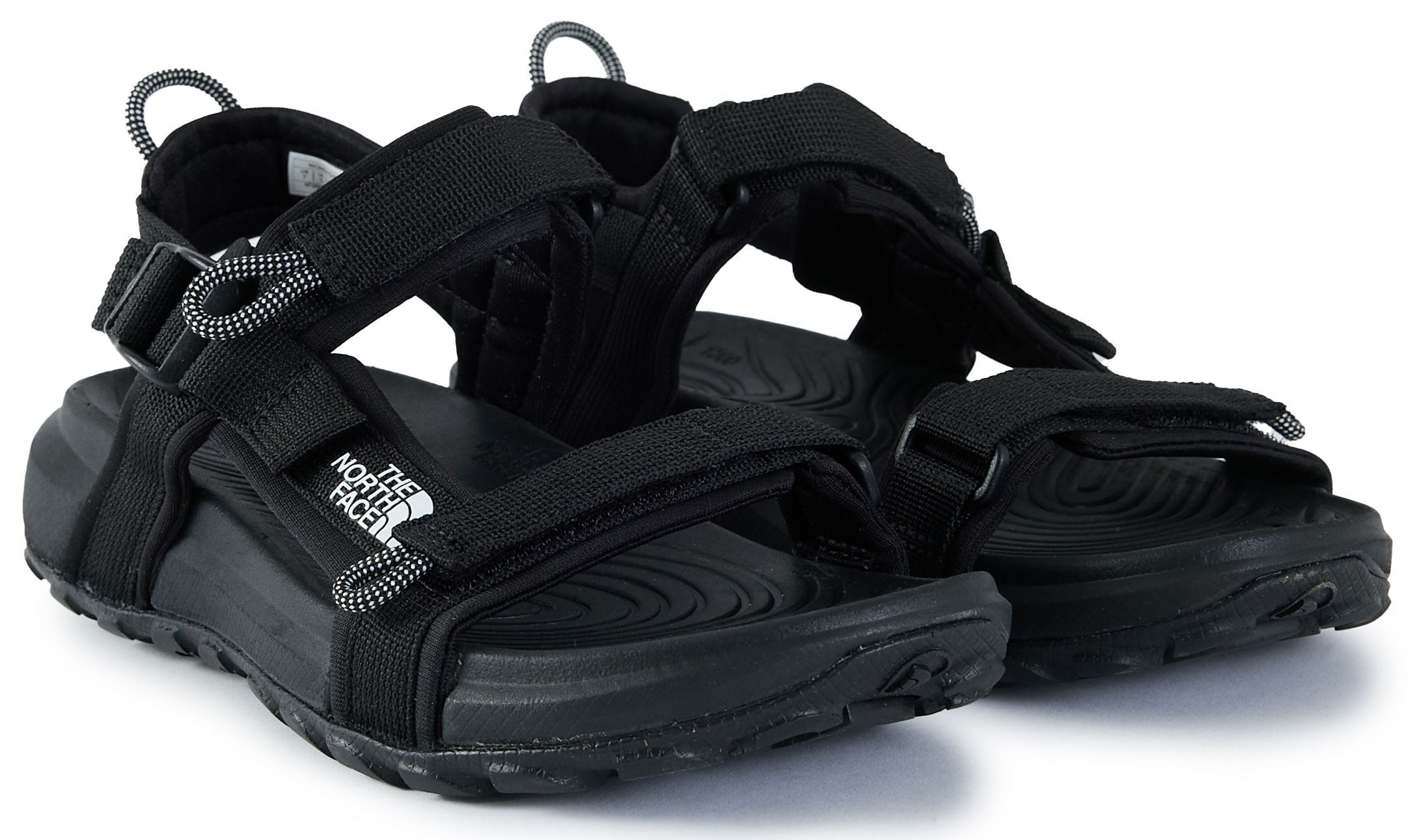 Womens The North Face Explore Camp Sandals In Black | Soletrader