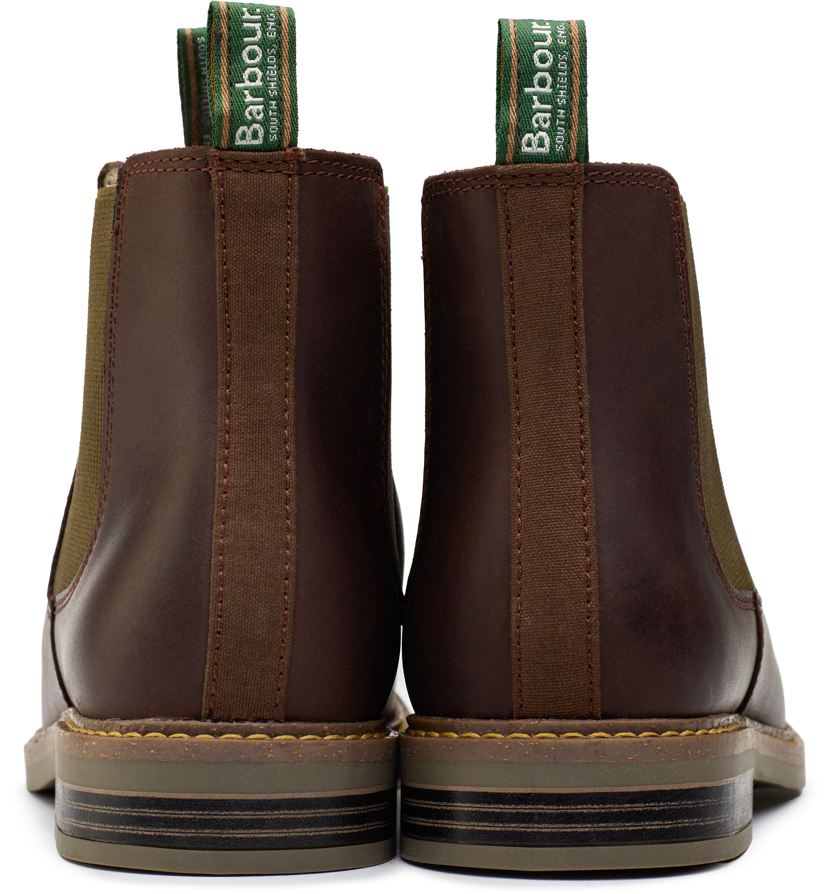 Mens Barbour Farsley Boots In Tan | Soletrader