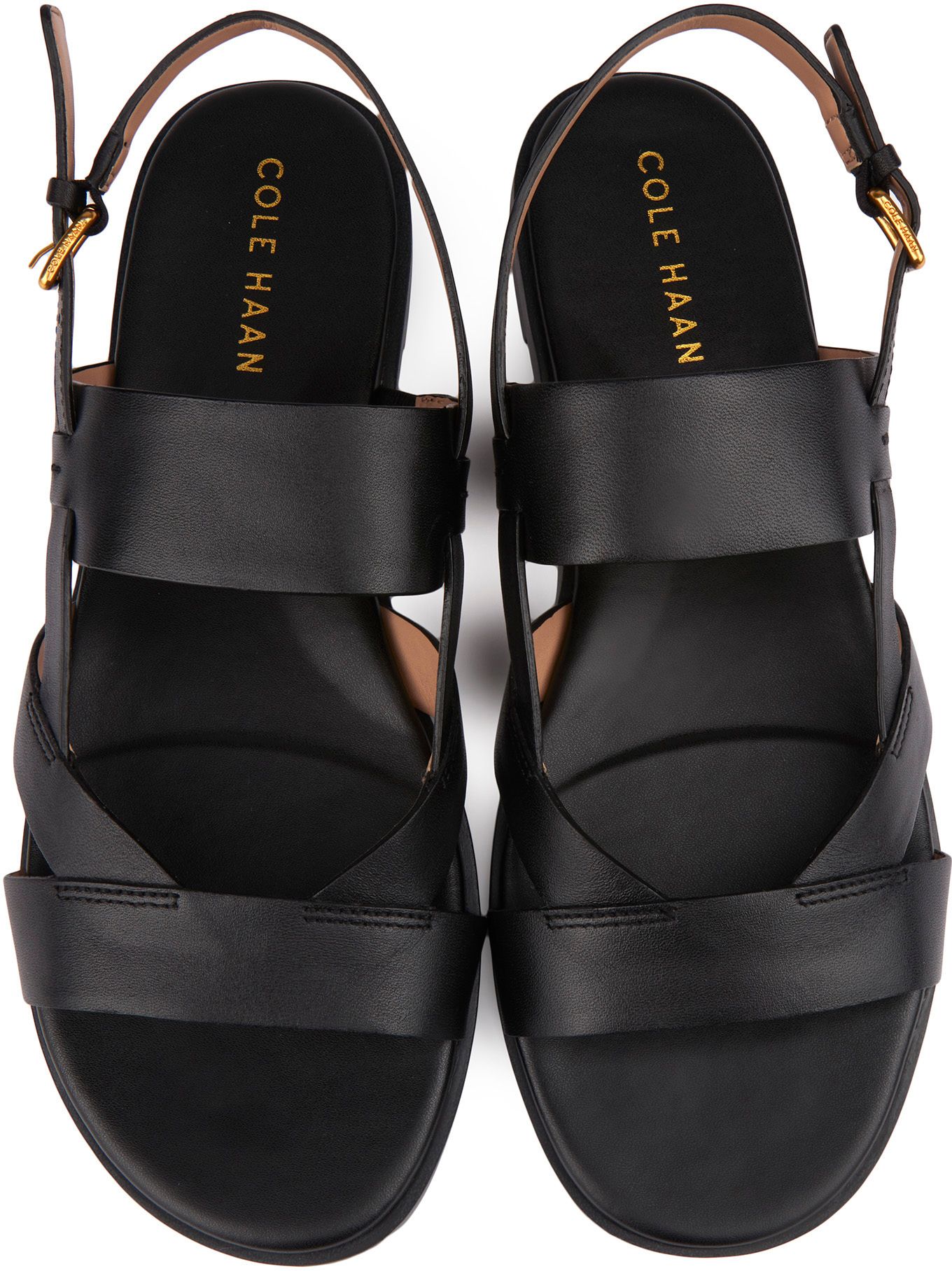 Womens Cole Haan Fawn Sandals In Black Soletrader