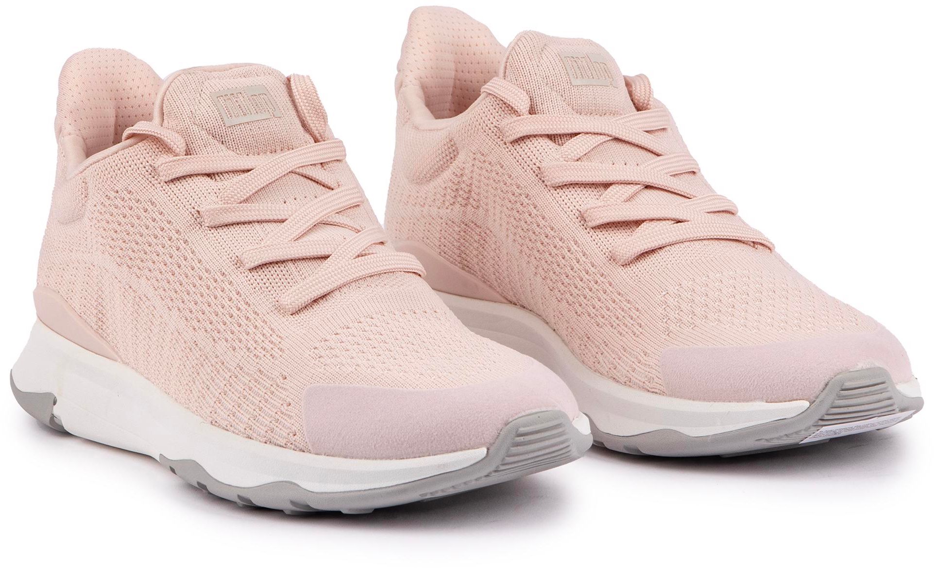 Pink knit trainers on sale