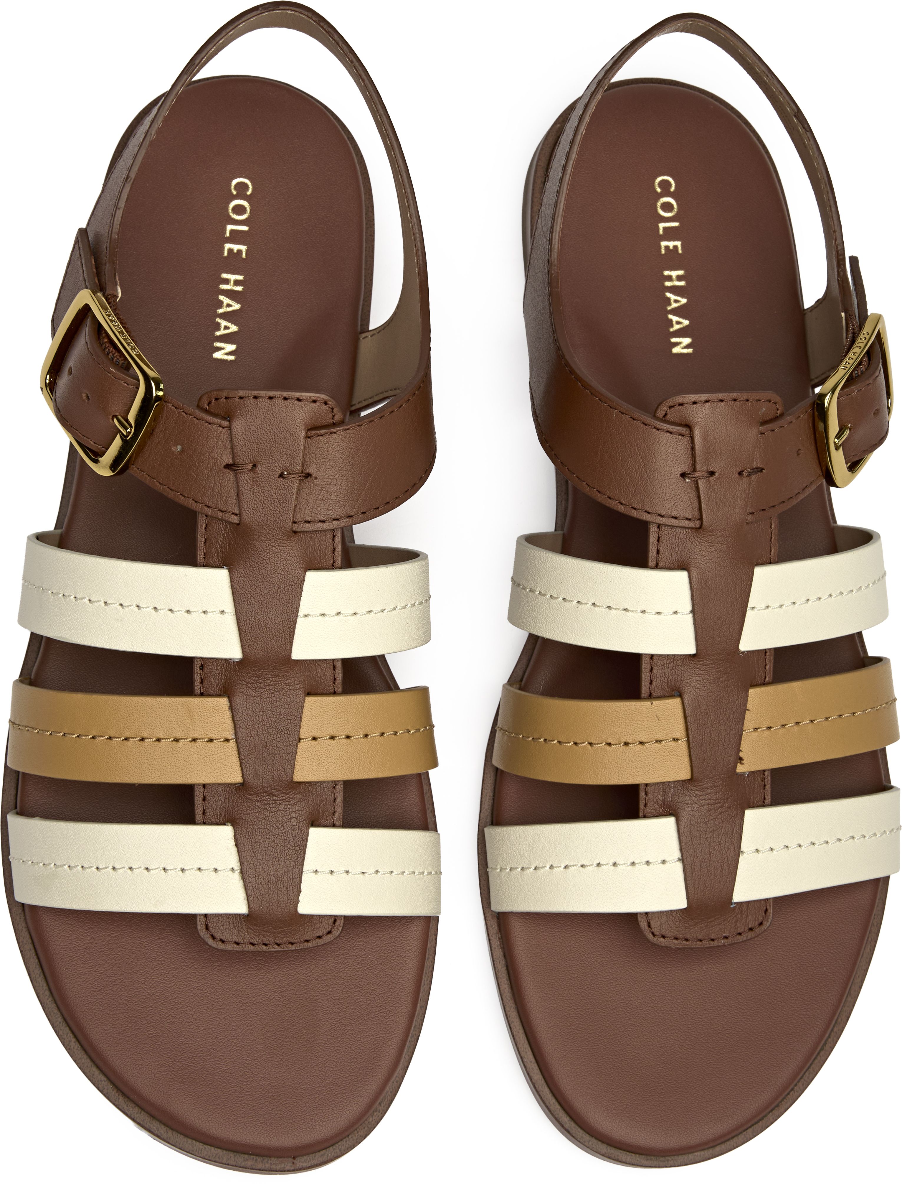 Womens Cole Haan Flynn Fishman Sandals In Tan | Soletrader