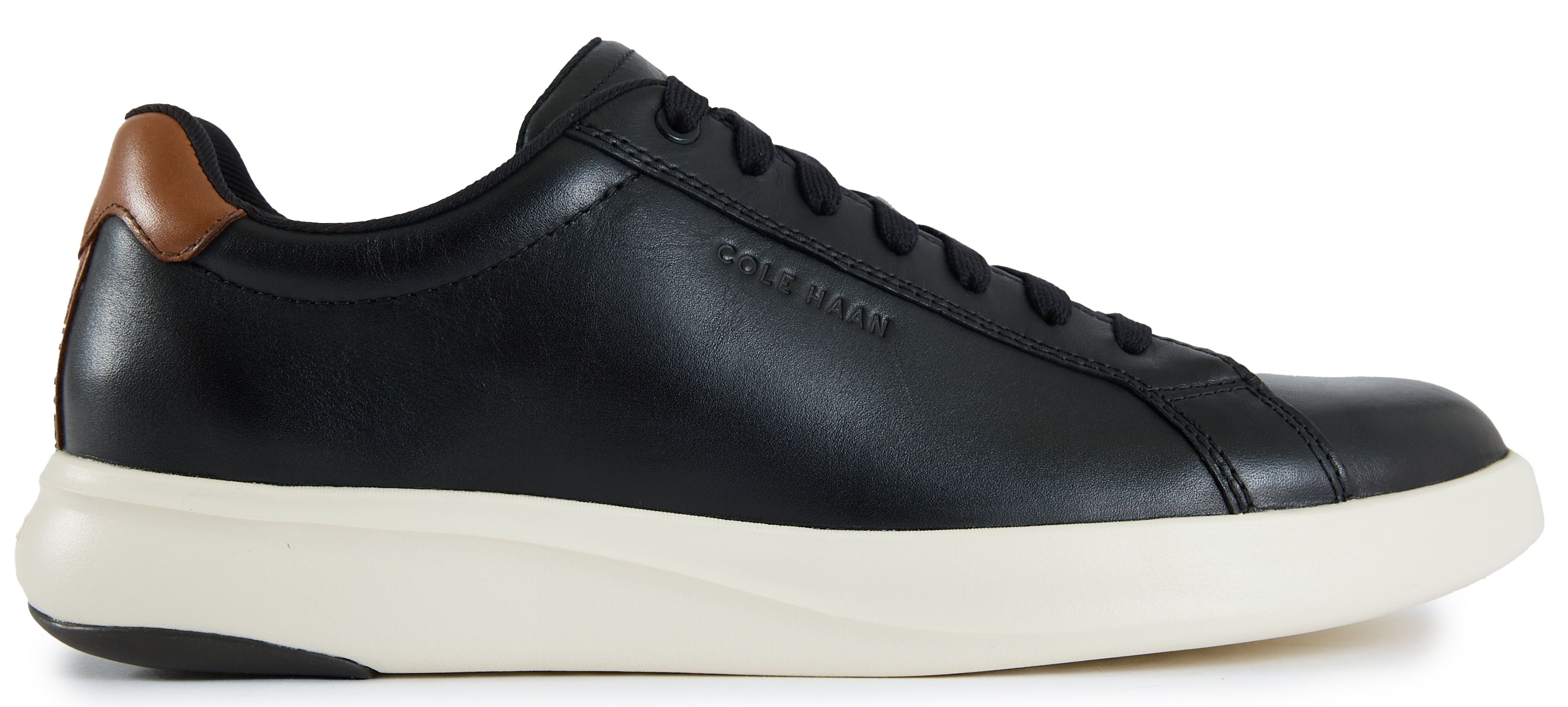 靴 Cole Haan Black Sneakers Mens Cole Haan Grand Court Tennis 2.0 Sneakers In Black | Soletrader