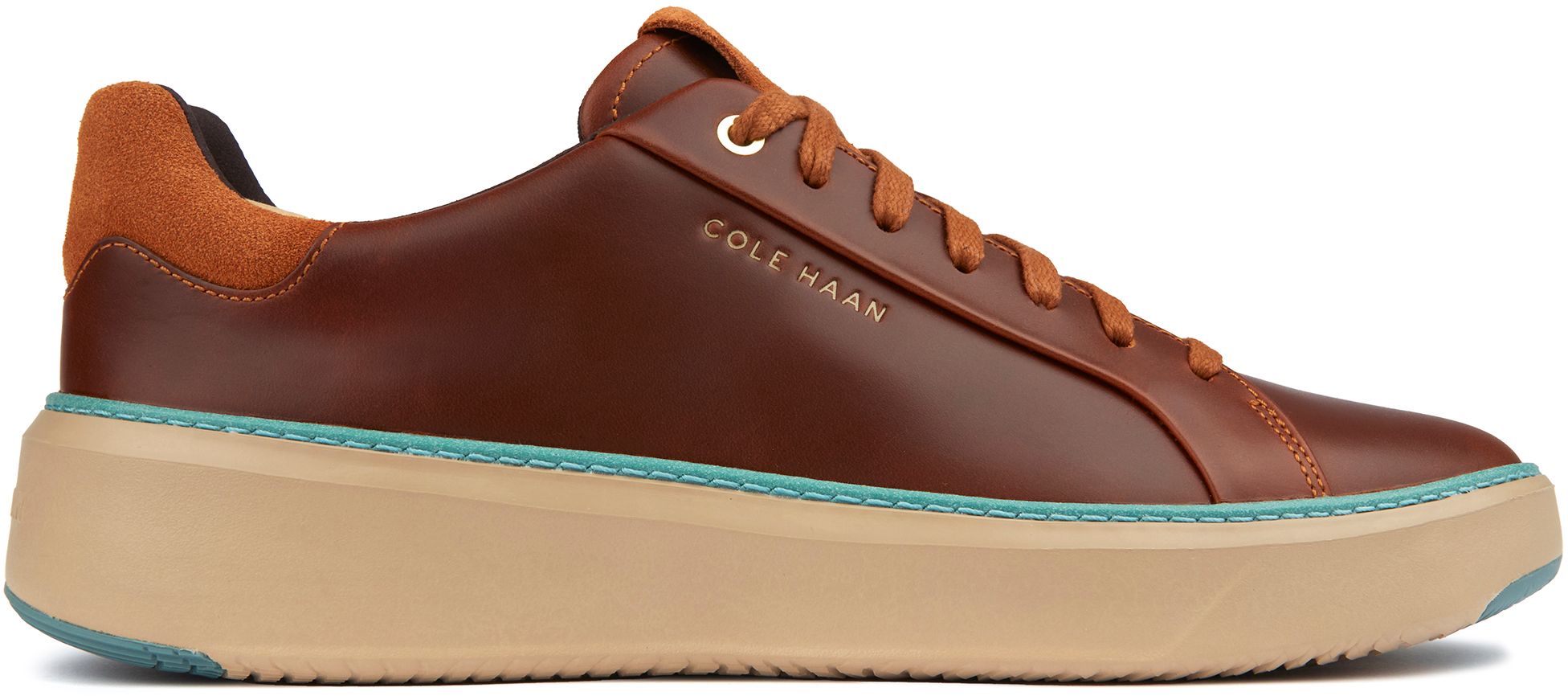 Mens Cole Haan Grandpro Topspin Sneakers In Acorn Trellis Sesame Soletrader