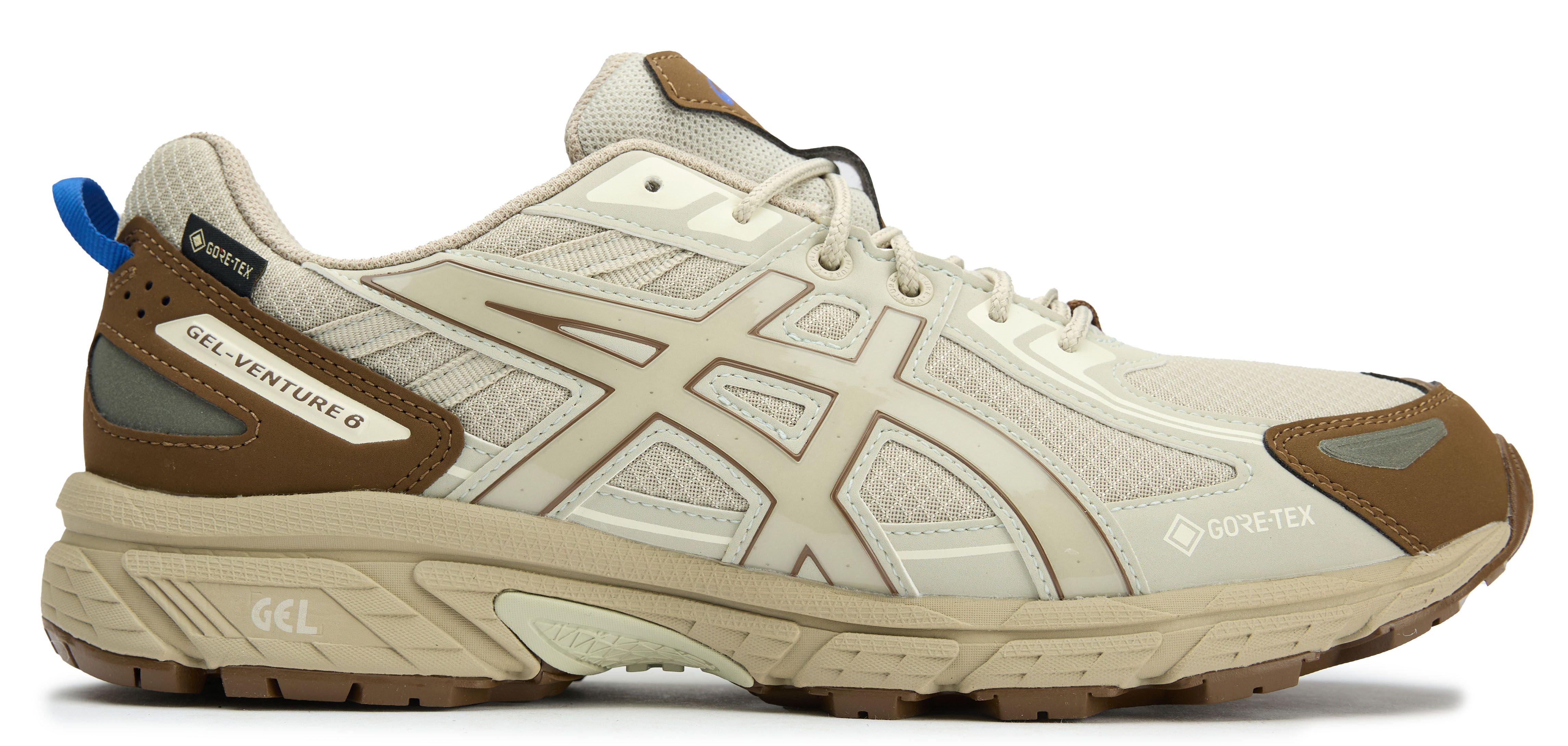 Mens Asics Gel-Venture 6 GTX Sneakers In Fossil Cream | Soletrader
