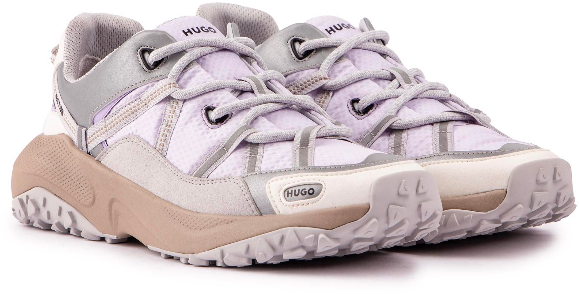 Womens Hugo Go1St Trainers In Purple Soletrader