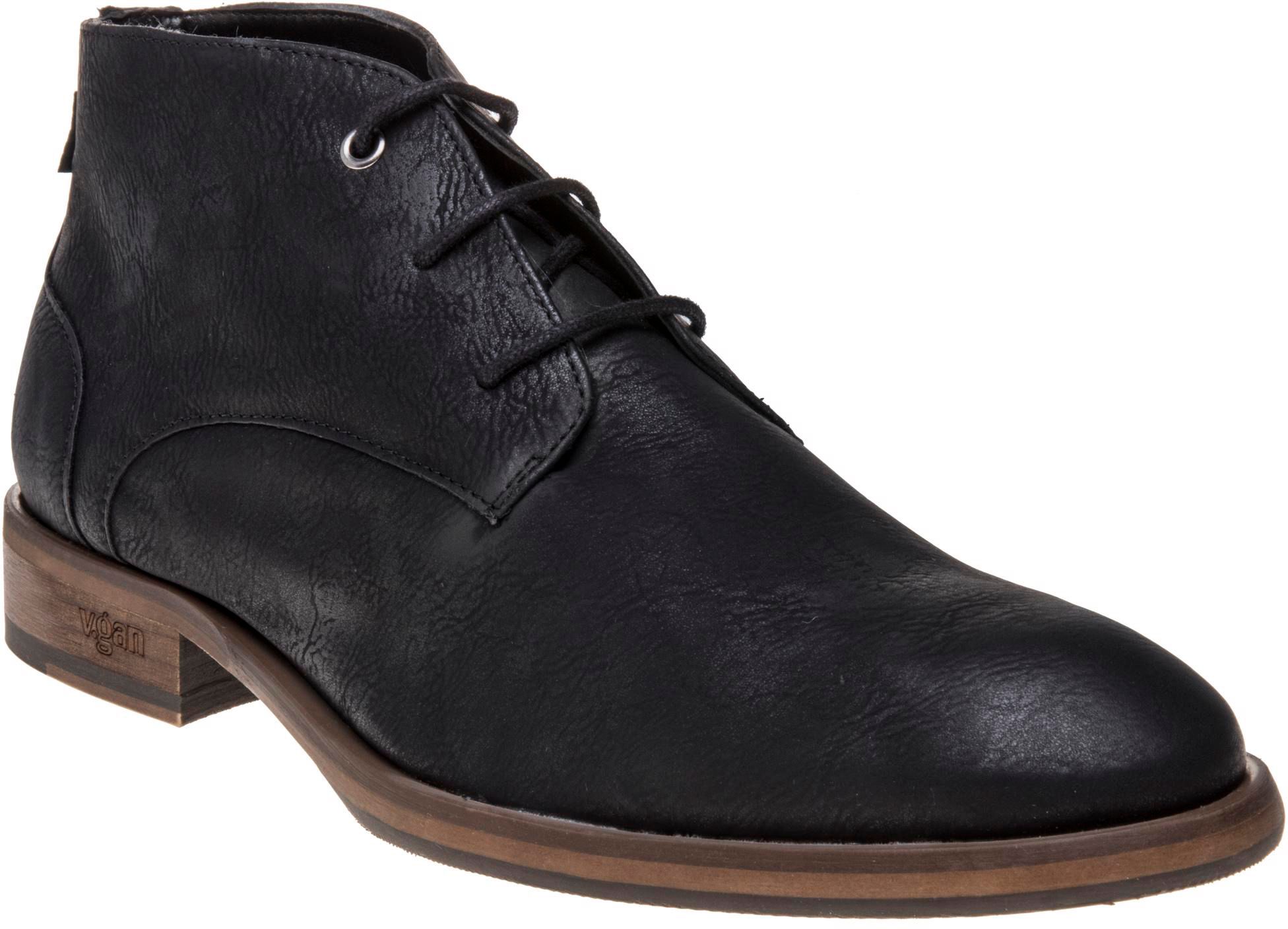 Mens V.Gan Vegan Goji Chukka Boots In Black Soletrader