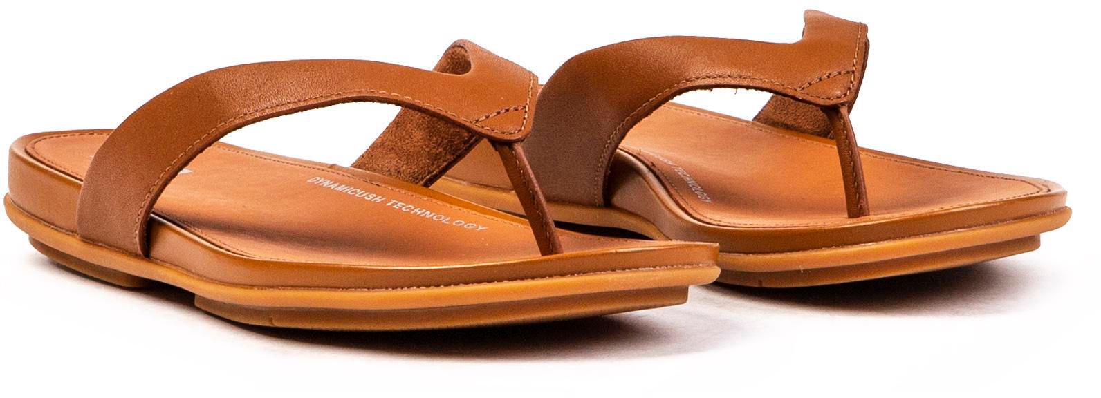 NEW Fitflop Brown Gracie Leather Flip newest Flop Sandals