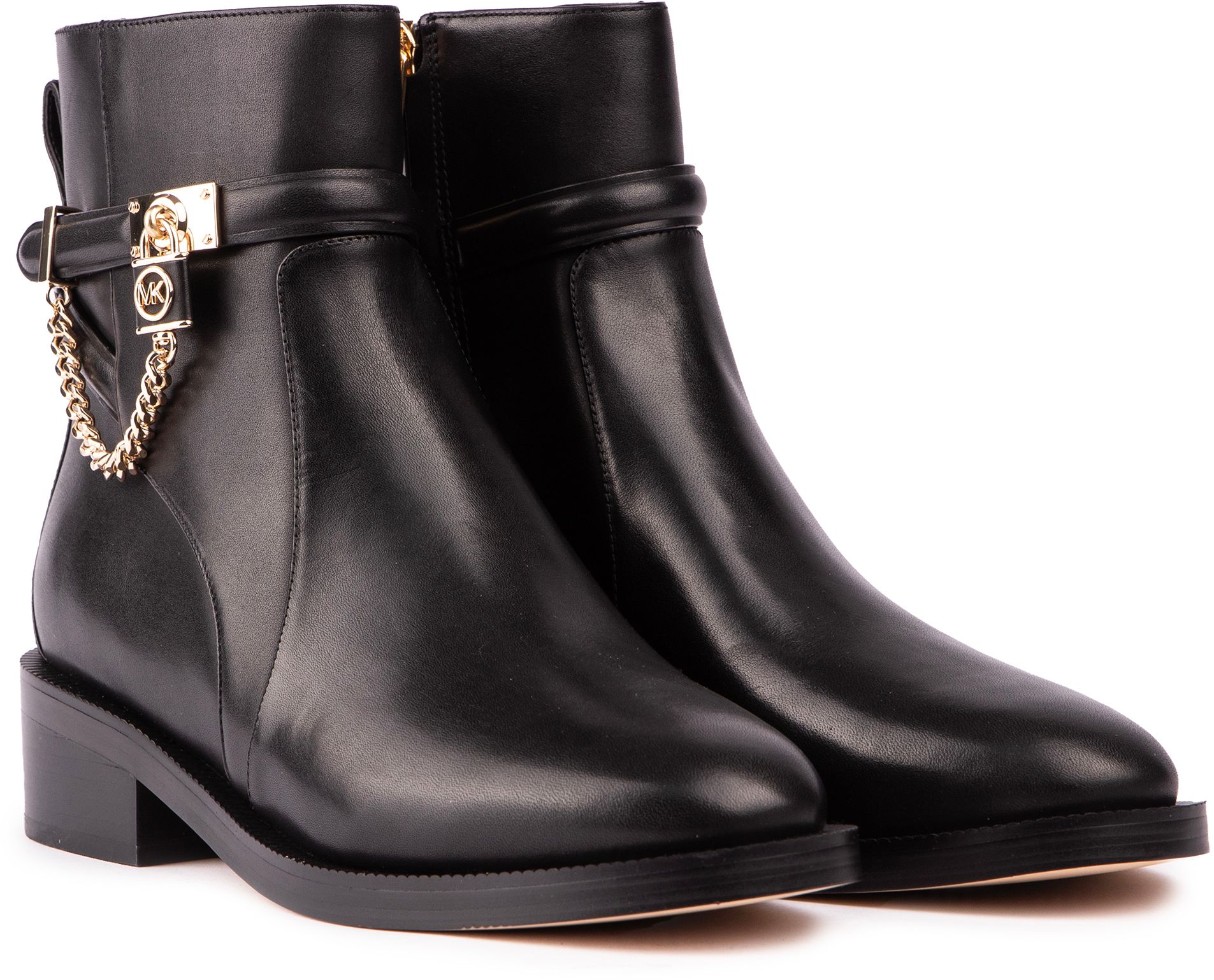 Black michael kors boots best sale