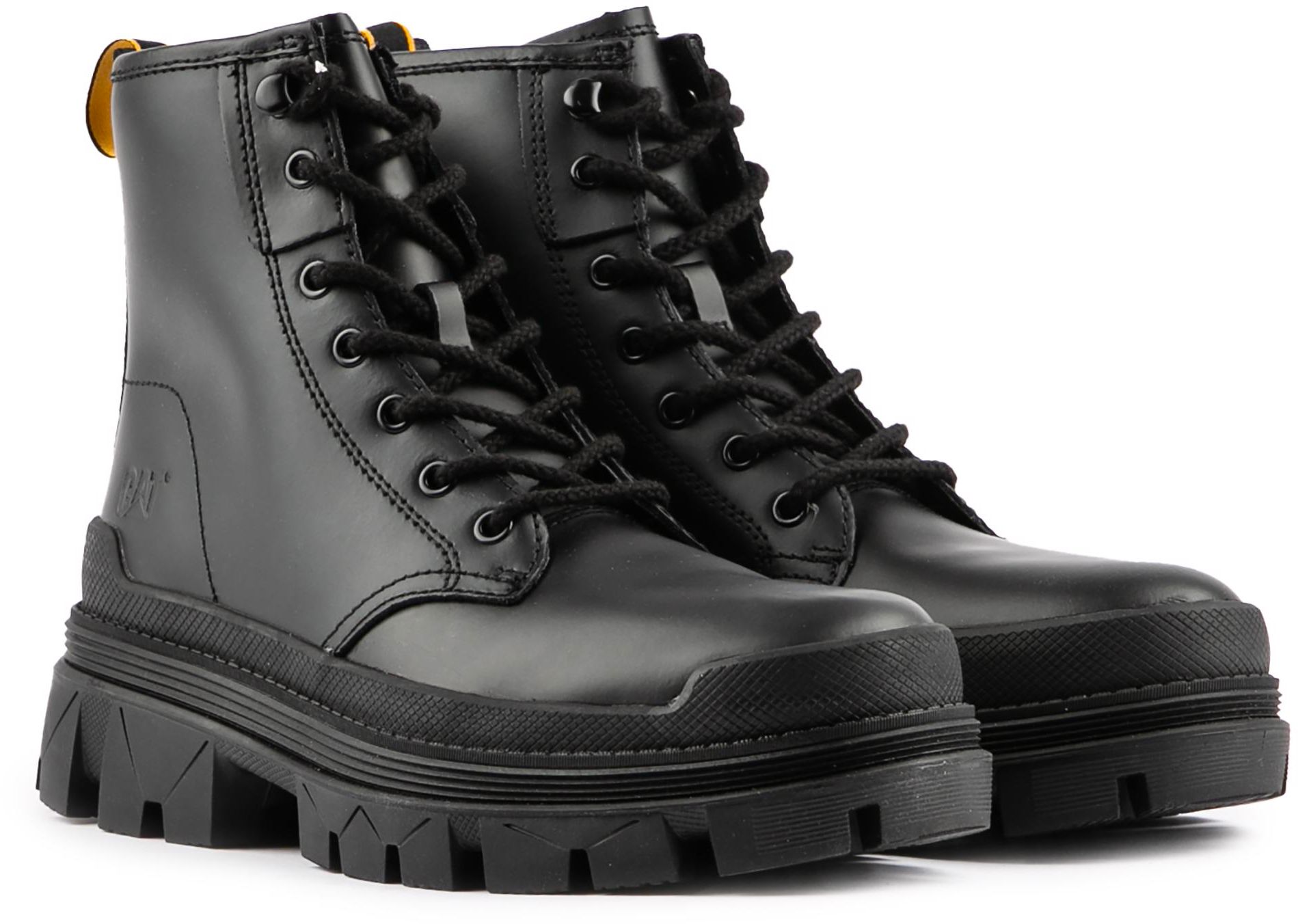 Mens Caterpillar Hardware Hi Boots In Black Soletrader