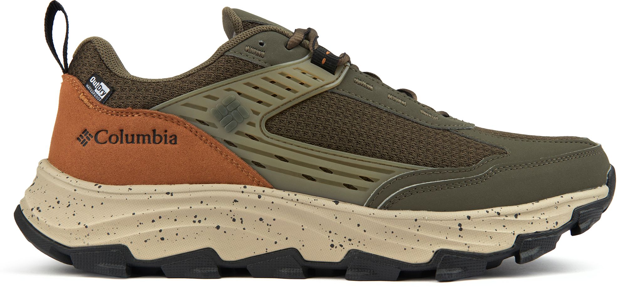 Mens Columbia Sportswear Hatana Max Outdry Sneakers In Khaki Soletrader