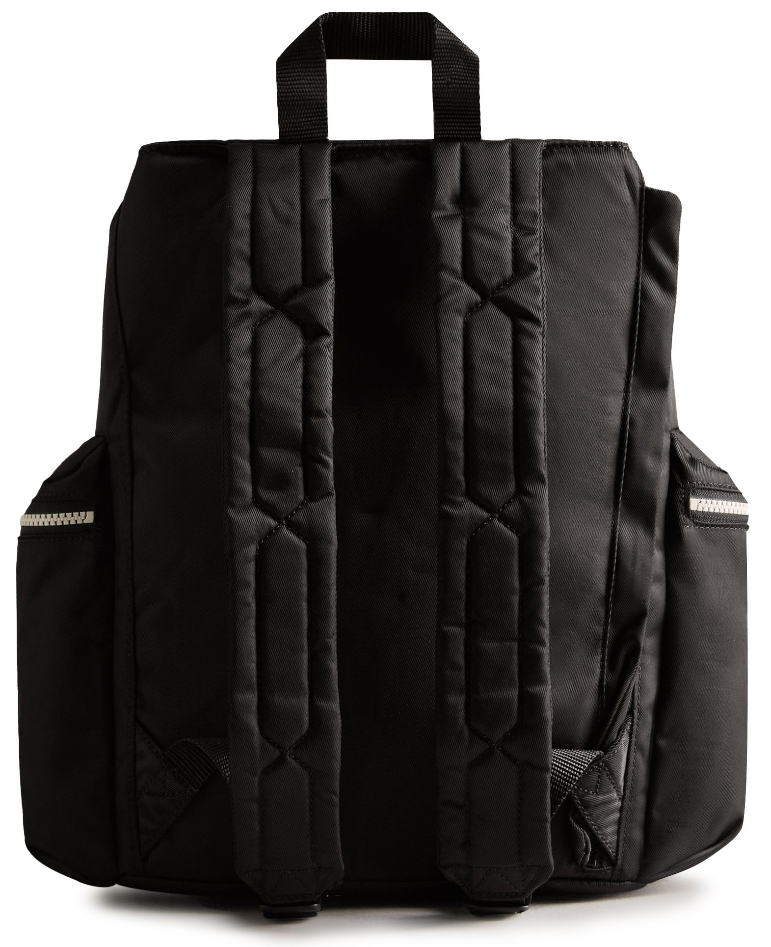 Mens Hunter Large Top Clip Backpack In Black | Soletrader