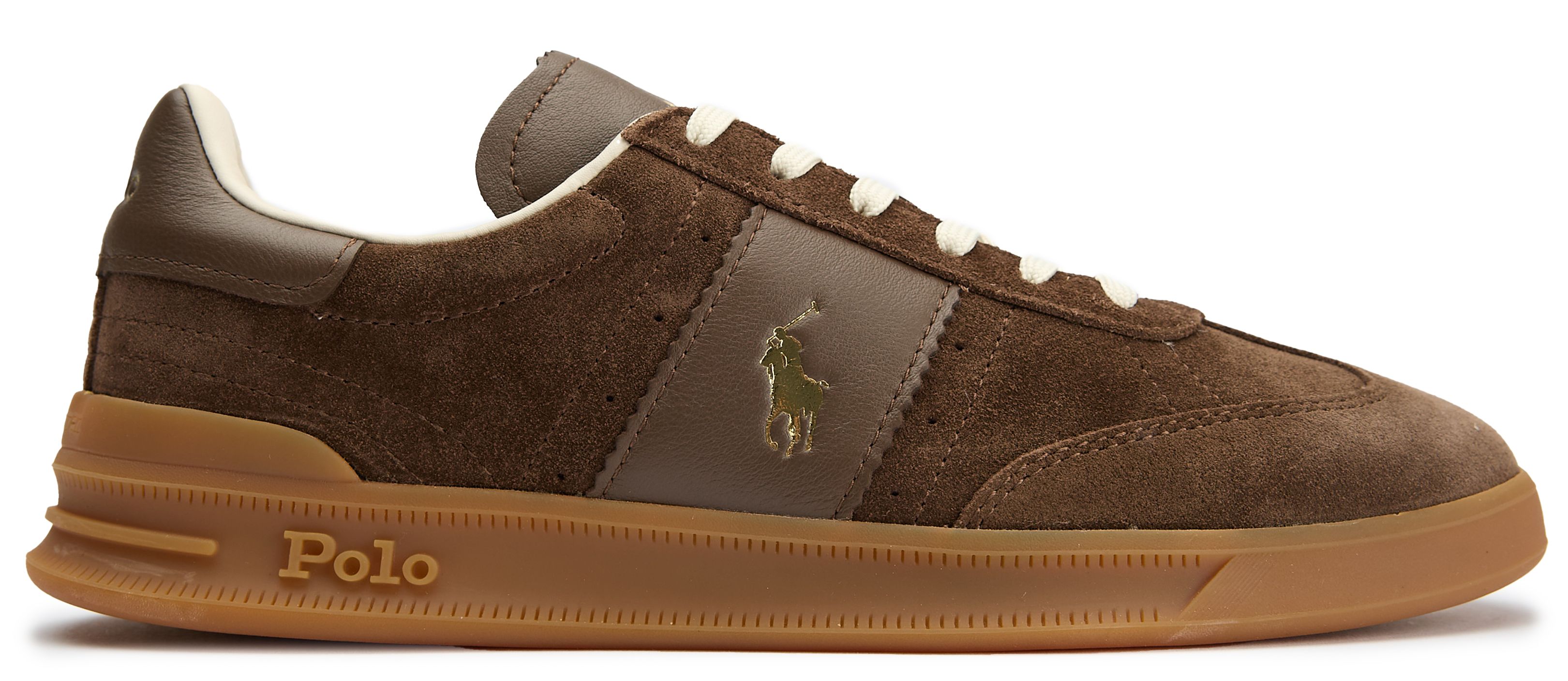 Mens Polo Ralph Lauren Heritage Aera Sneakers In Brown 