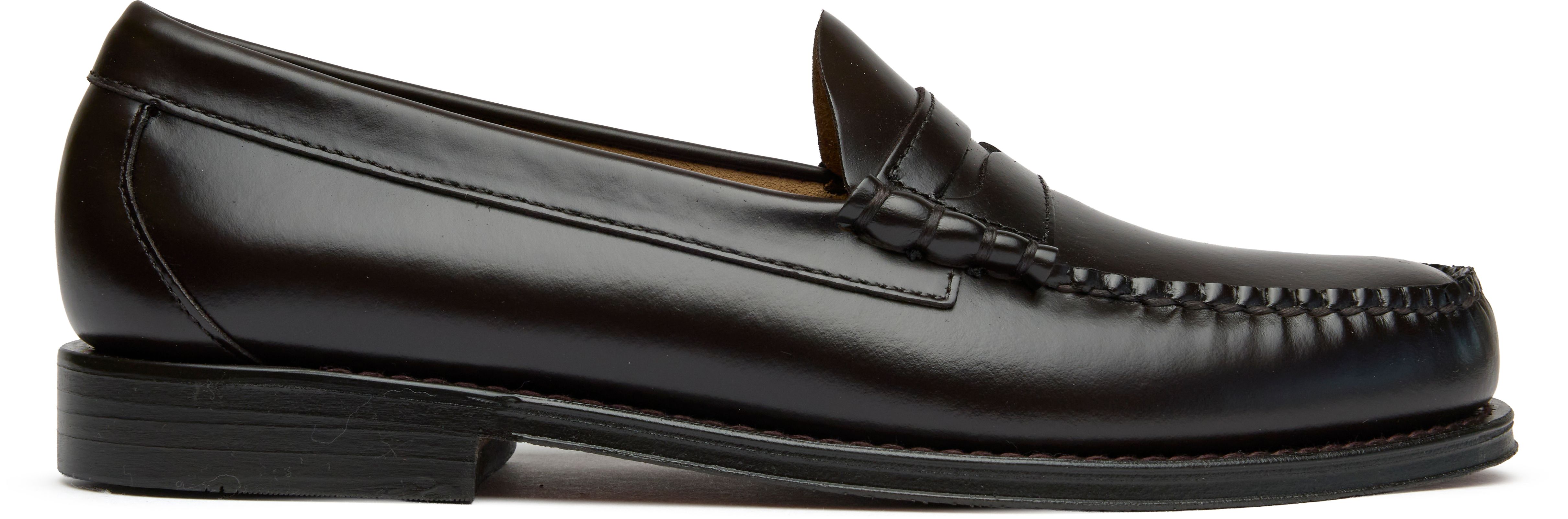 Mens G.H.Bass Weejun Heritage Larson Moc Shoes In Chocolate