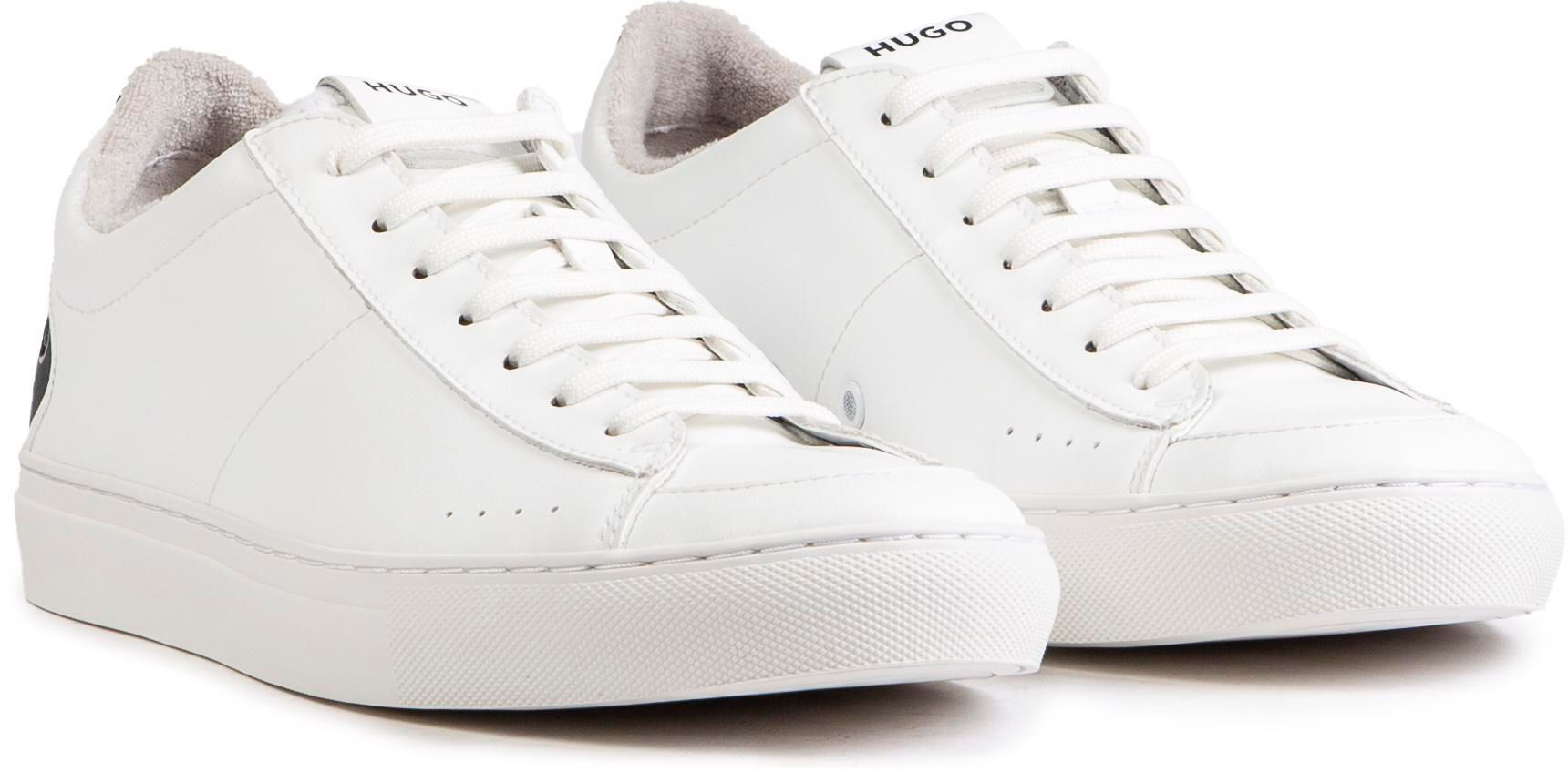 Mens Hugo Futurism Low Sneakers In White Soletrader