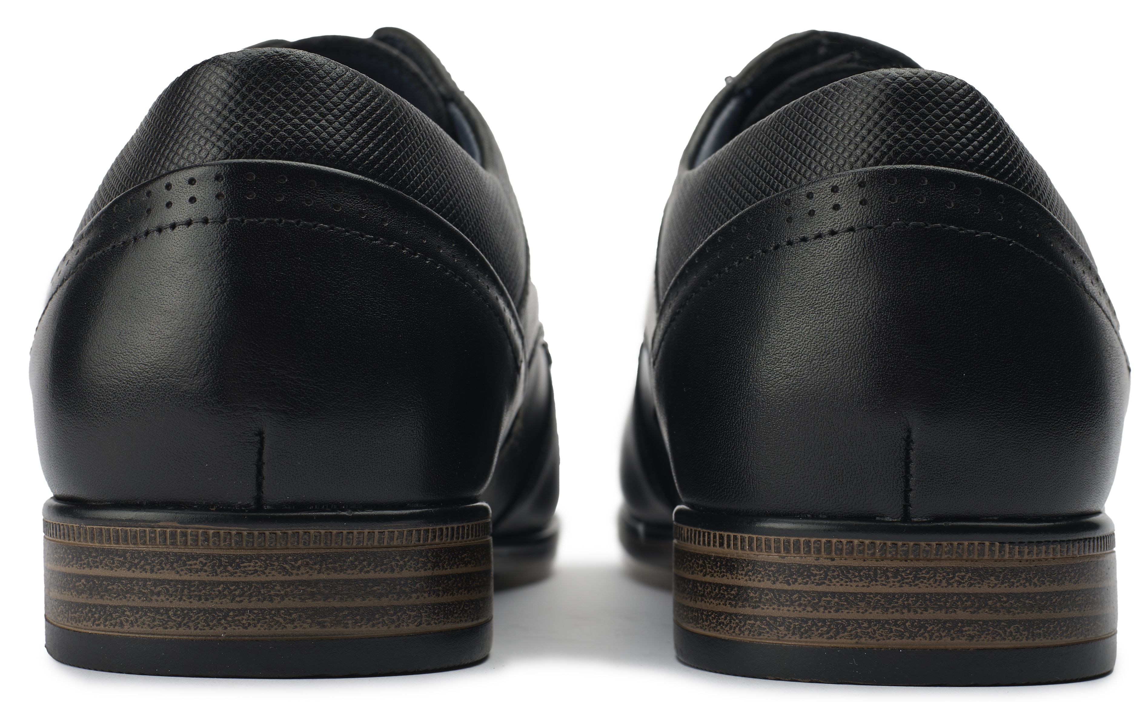 Mens Soletrader Hyde Derby Shoes In Black | Soletrader