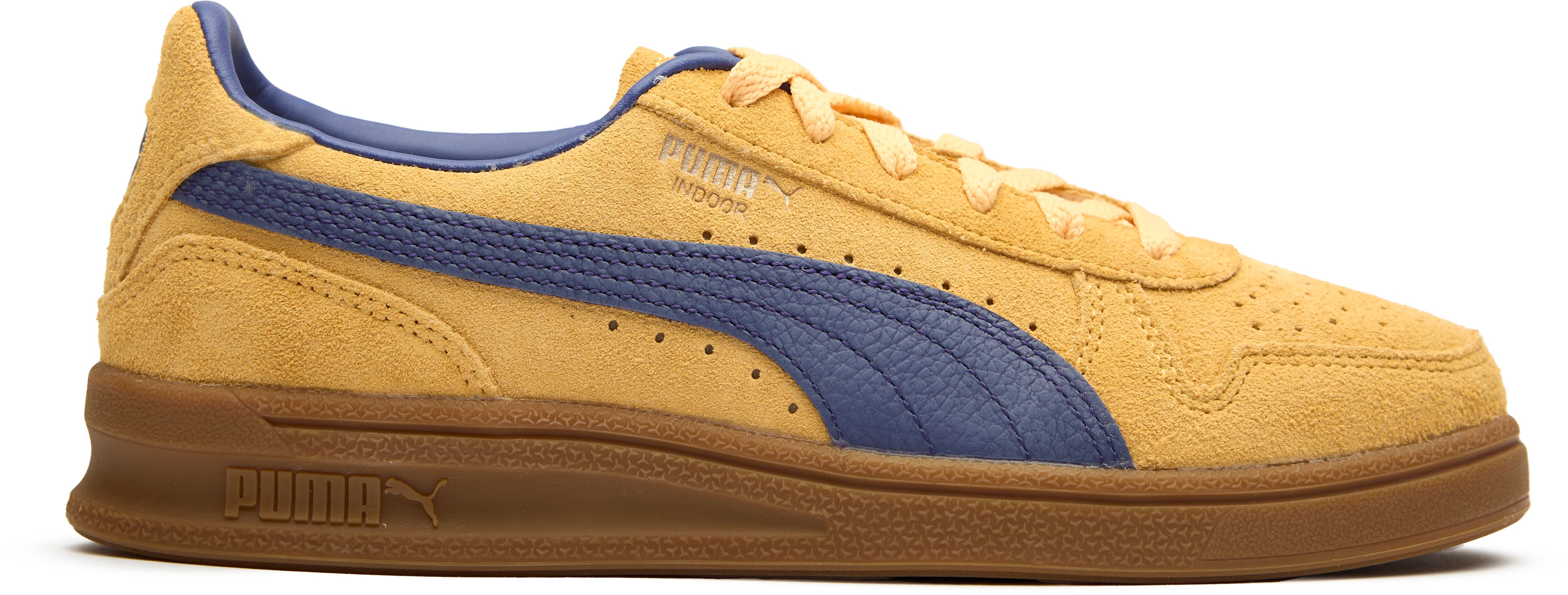 SOOR PLOOM シューズ　size27 Womens Puma Indoor Soft Sneakers In Apricot/Blue | Soletrader