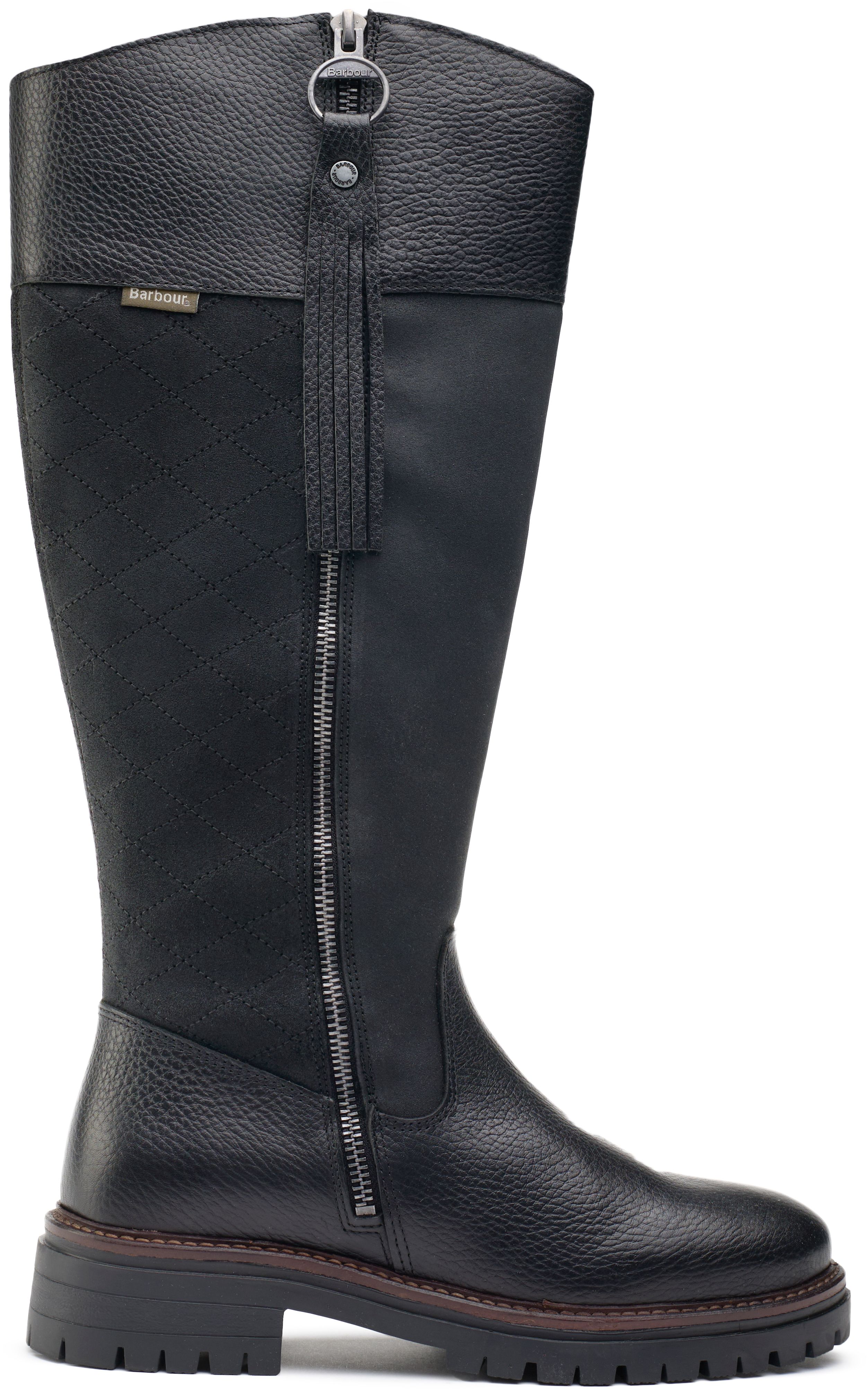 Womens Barbour Ingrid Boots In Black Soletrader