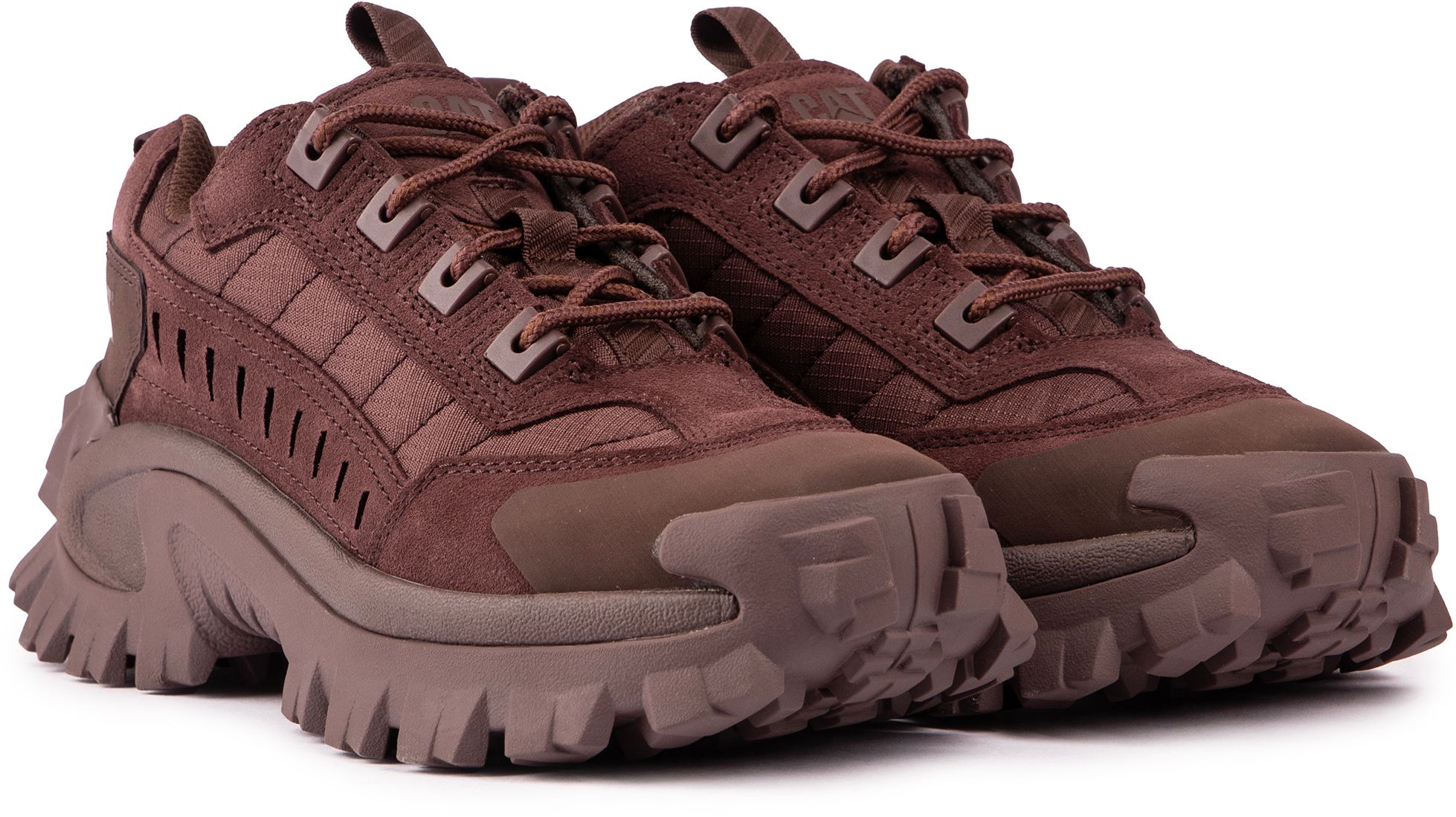 Mens Caterpillar Intruder Sneakers In French Roast Soletrader