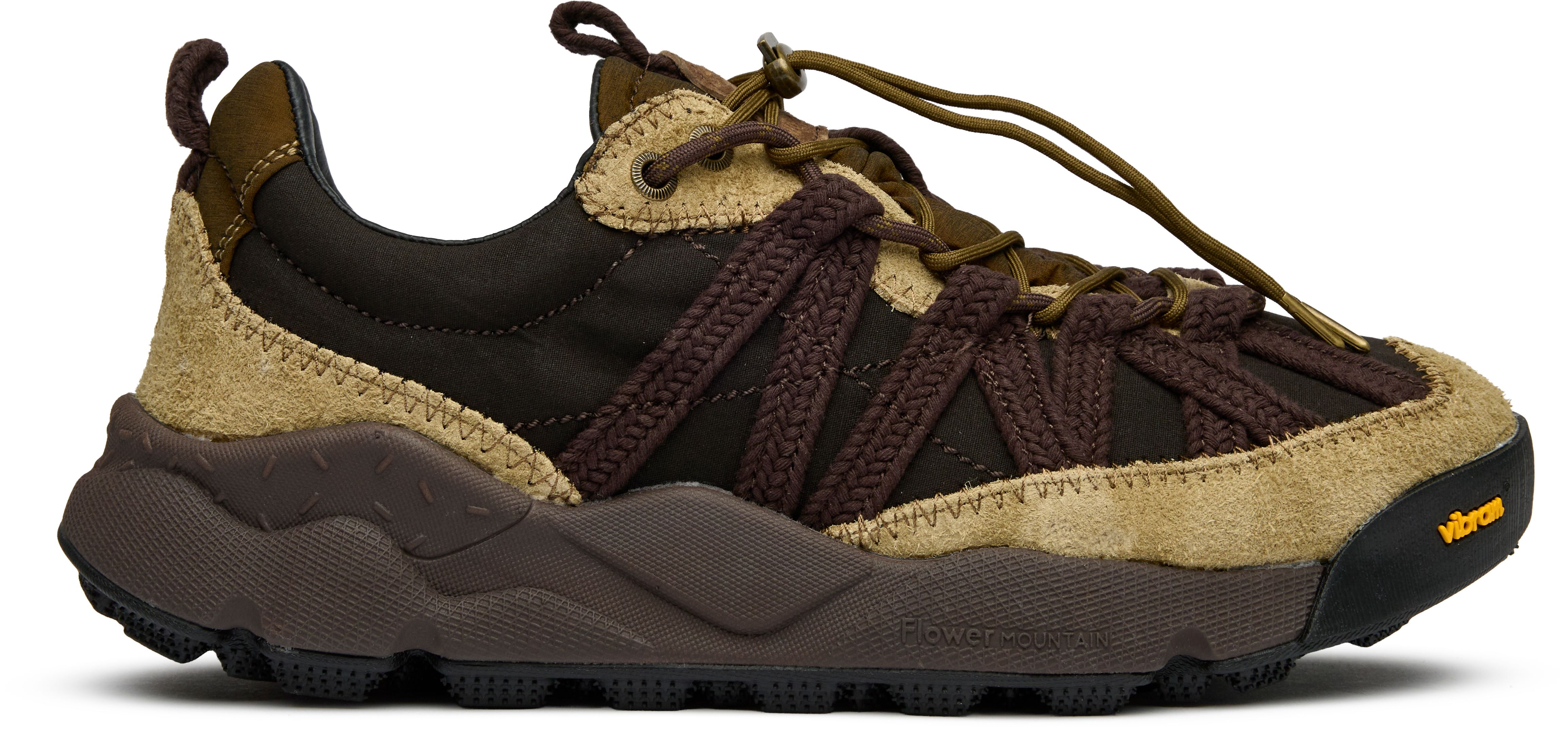 Mens Flower Mountain Iwano 2 Uni Sneakers In Khaki | Soletrader