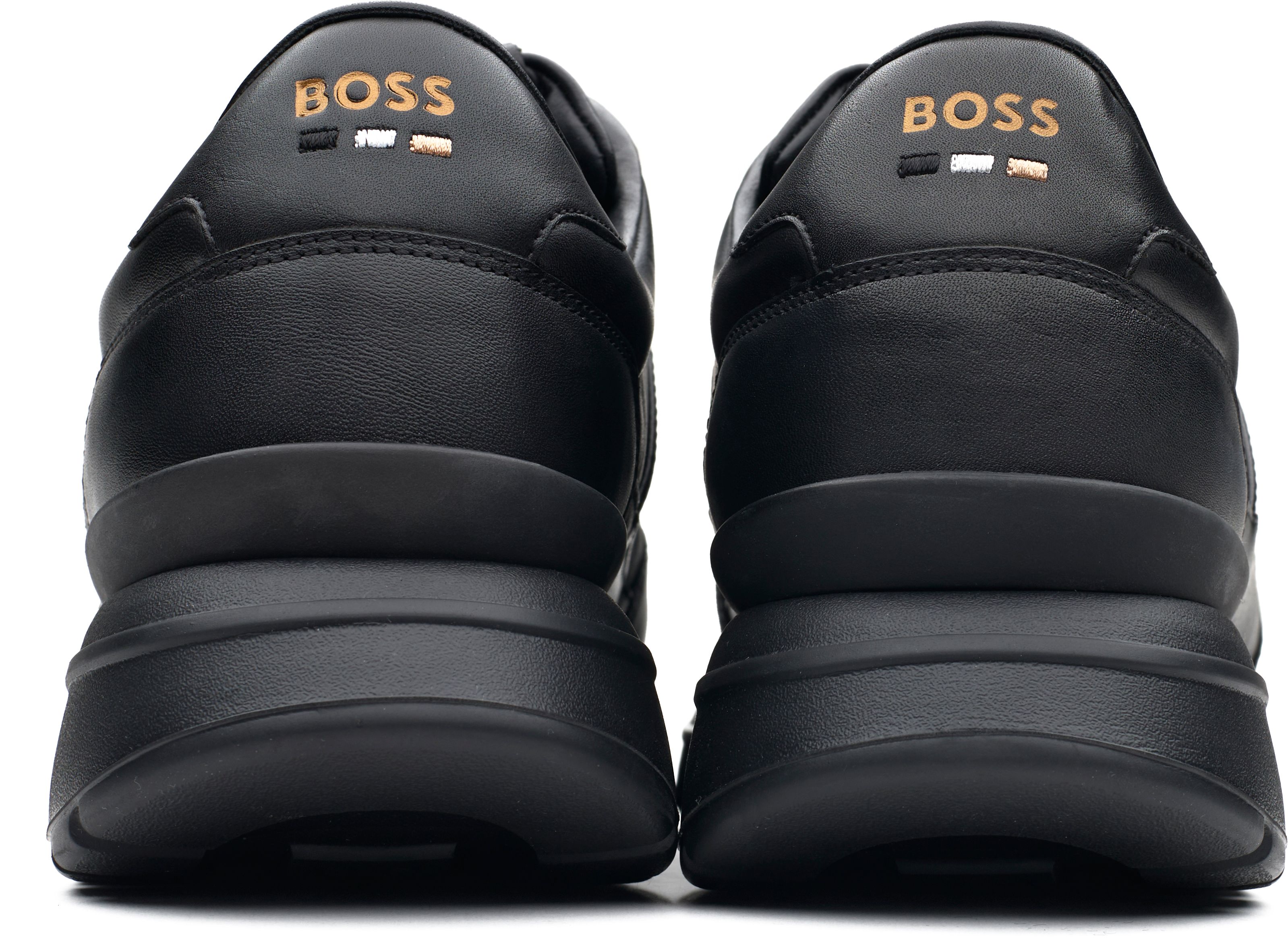 Mens Boss Jace Run Sneakers In Black | Soletrader