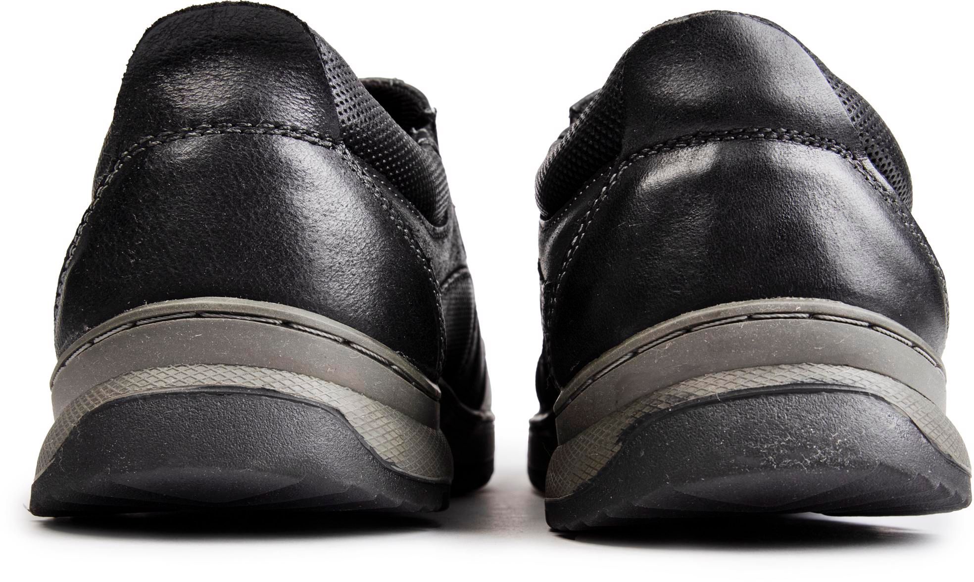 Mens Hush Puppies Jasper Shoes In Black | Soletrader