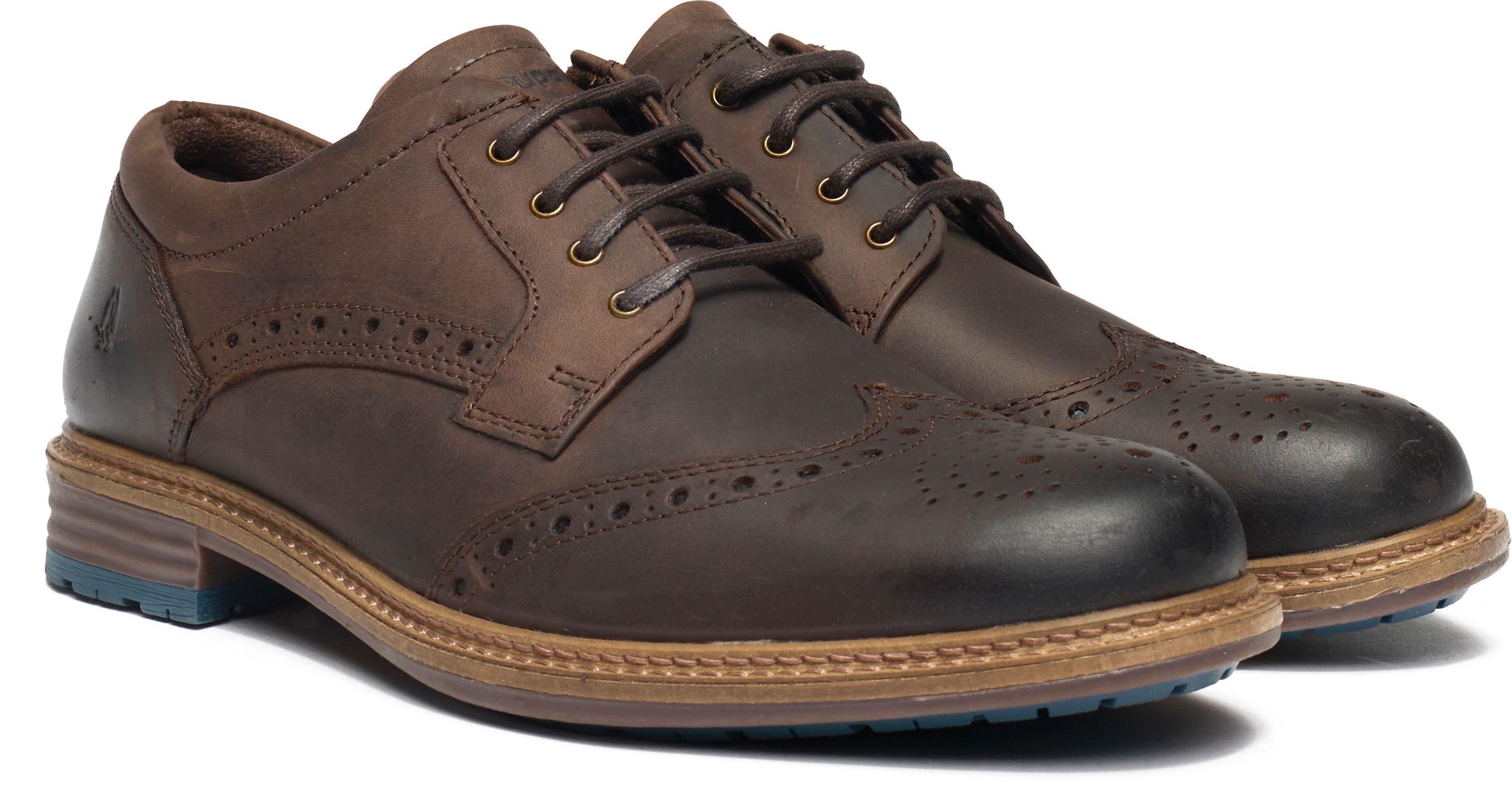 Mens Hush Puppies Jayden Shoes In Brown Soletrader