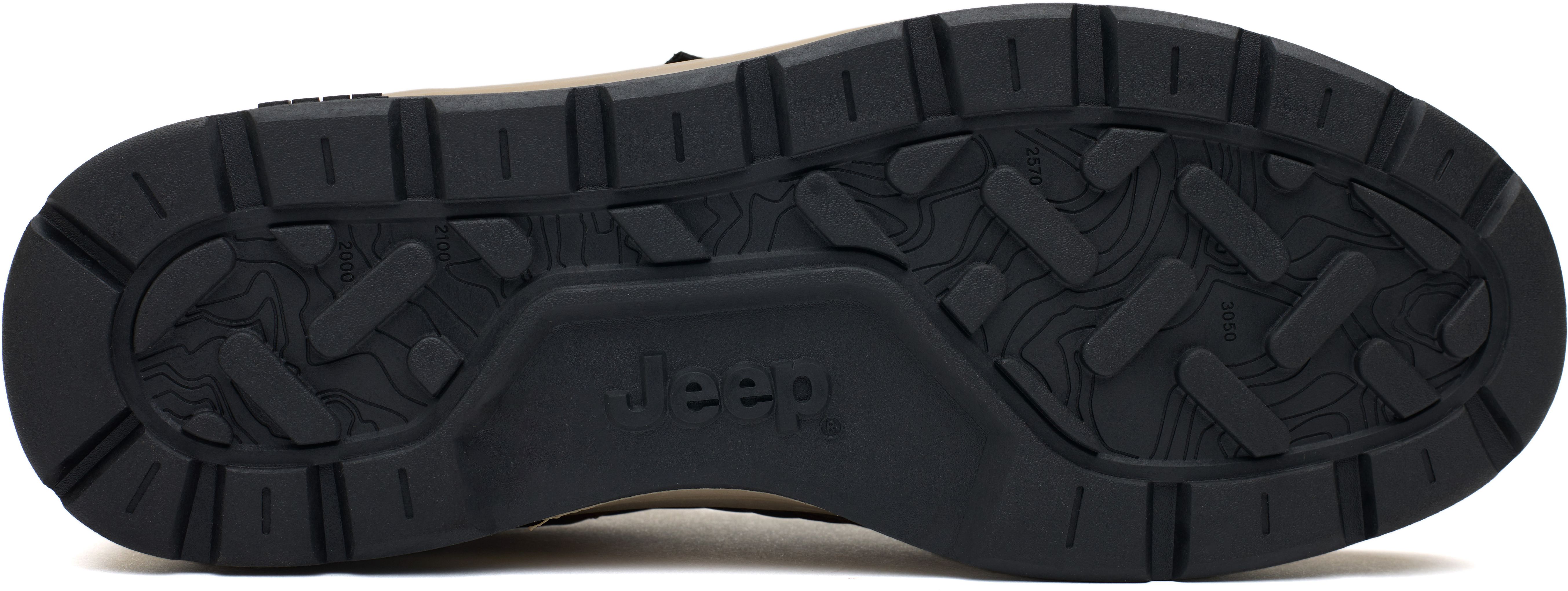 Mens Jeep Spirit Michigan Zip Sneakers In Cognac | Soletrader