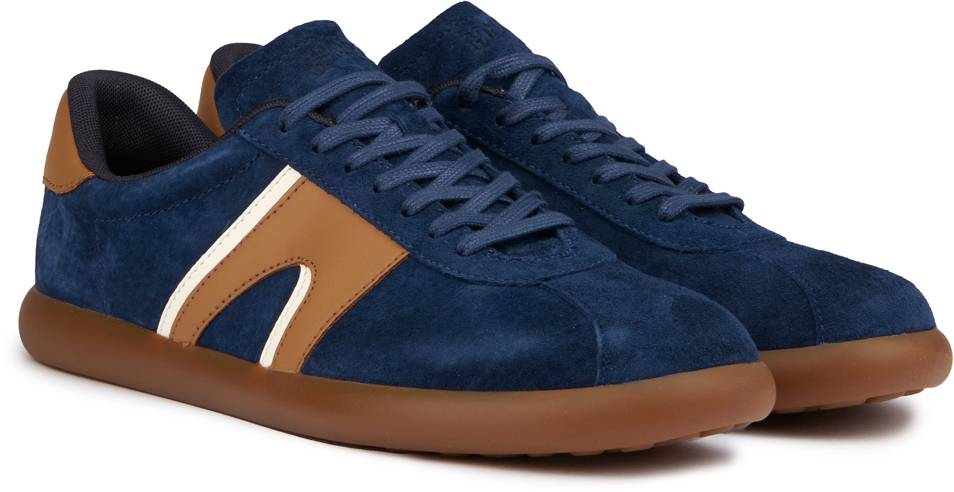 Mens Camper Pelotas Soller Sneakers In Navy Soletrader