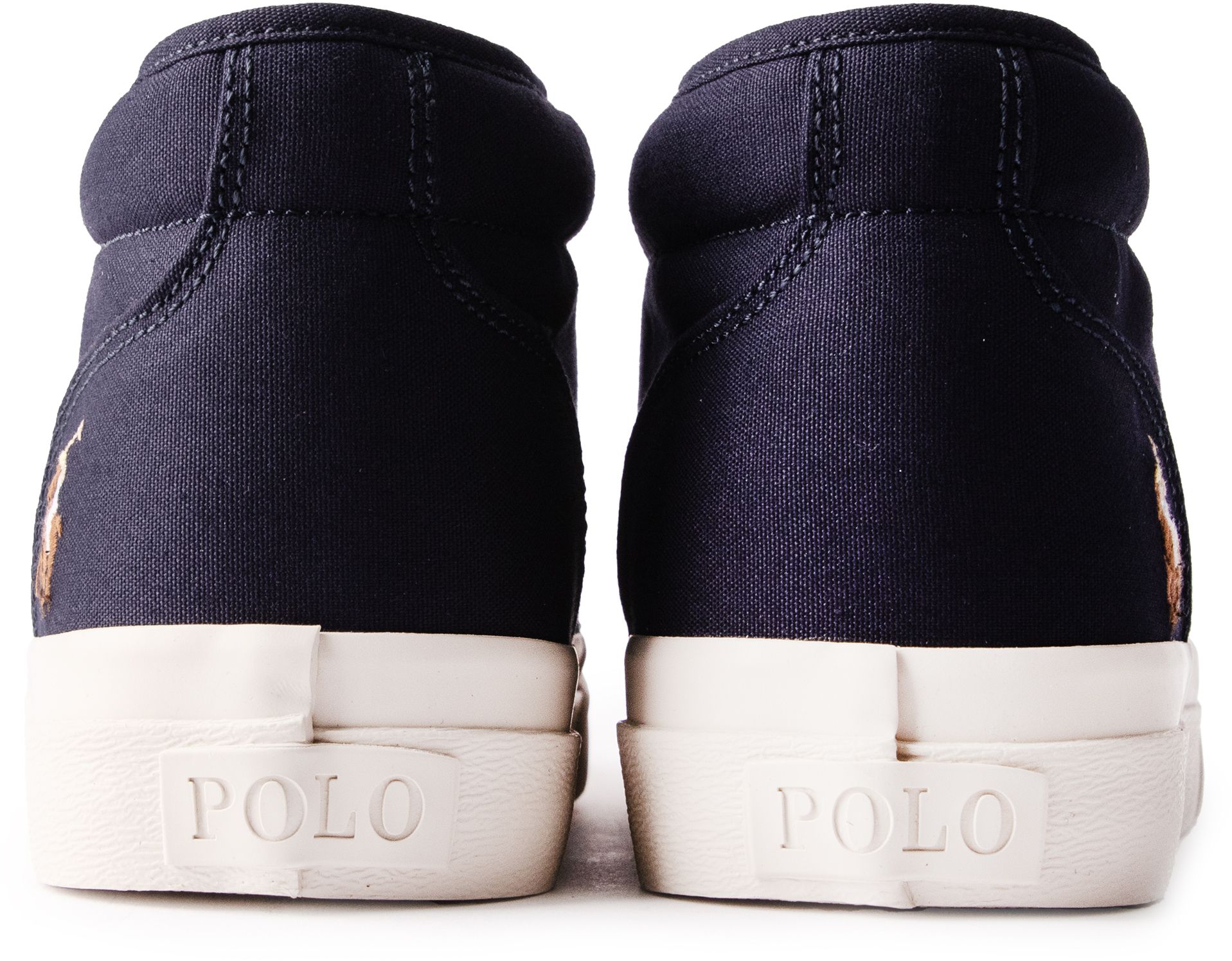 Polo Ralph Lauren Keaton Chukka Sneakers Hi Top Navy Men Sz 8.5 Suede Leather Polo Ralph Lauren Navy Blue Keaton Suede Leather Chukka Boot  main image 3