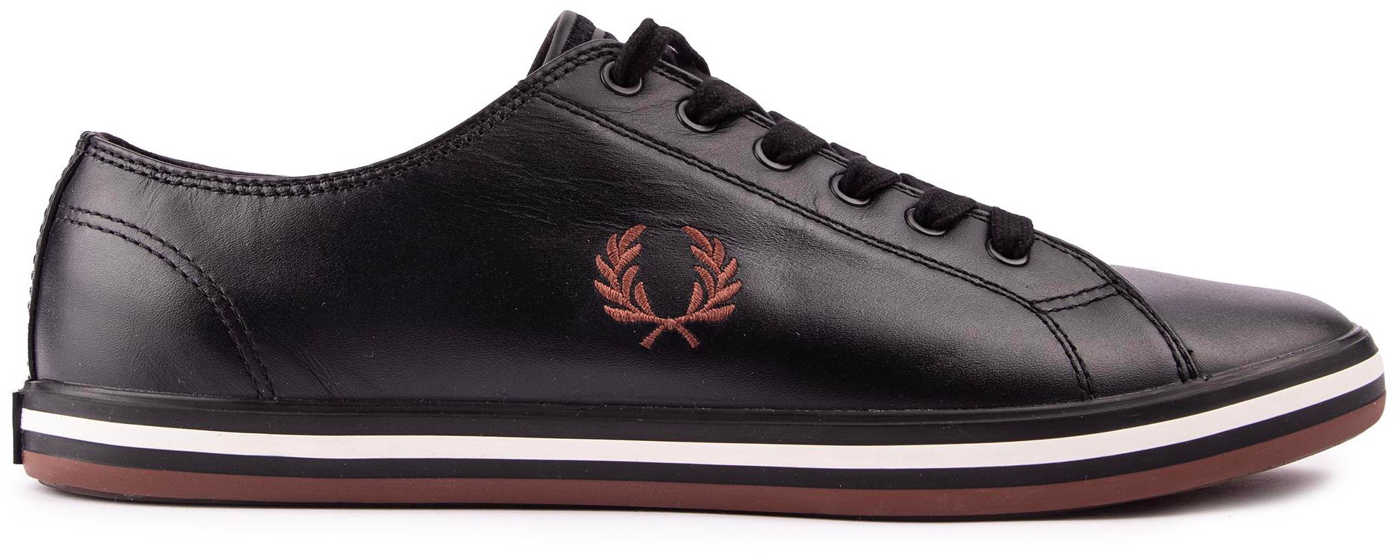 Mens Fred Perry Kingston Sneakers In Black Soletrader