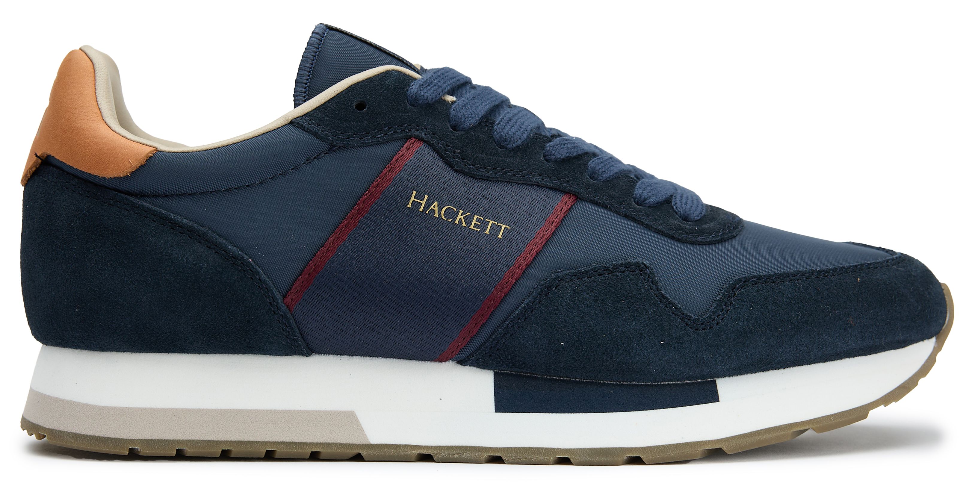 Mens Hackett Sport Keston Sneakers In Navy | Soletrader