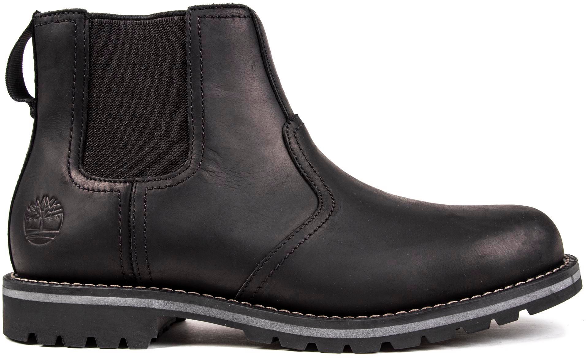 Mens Timberland Larchmont Chelsea Boots In Black Soletrader