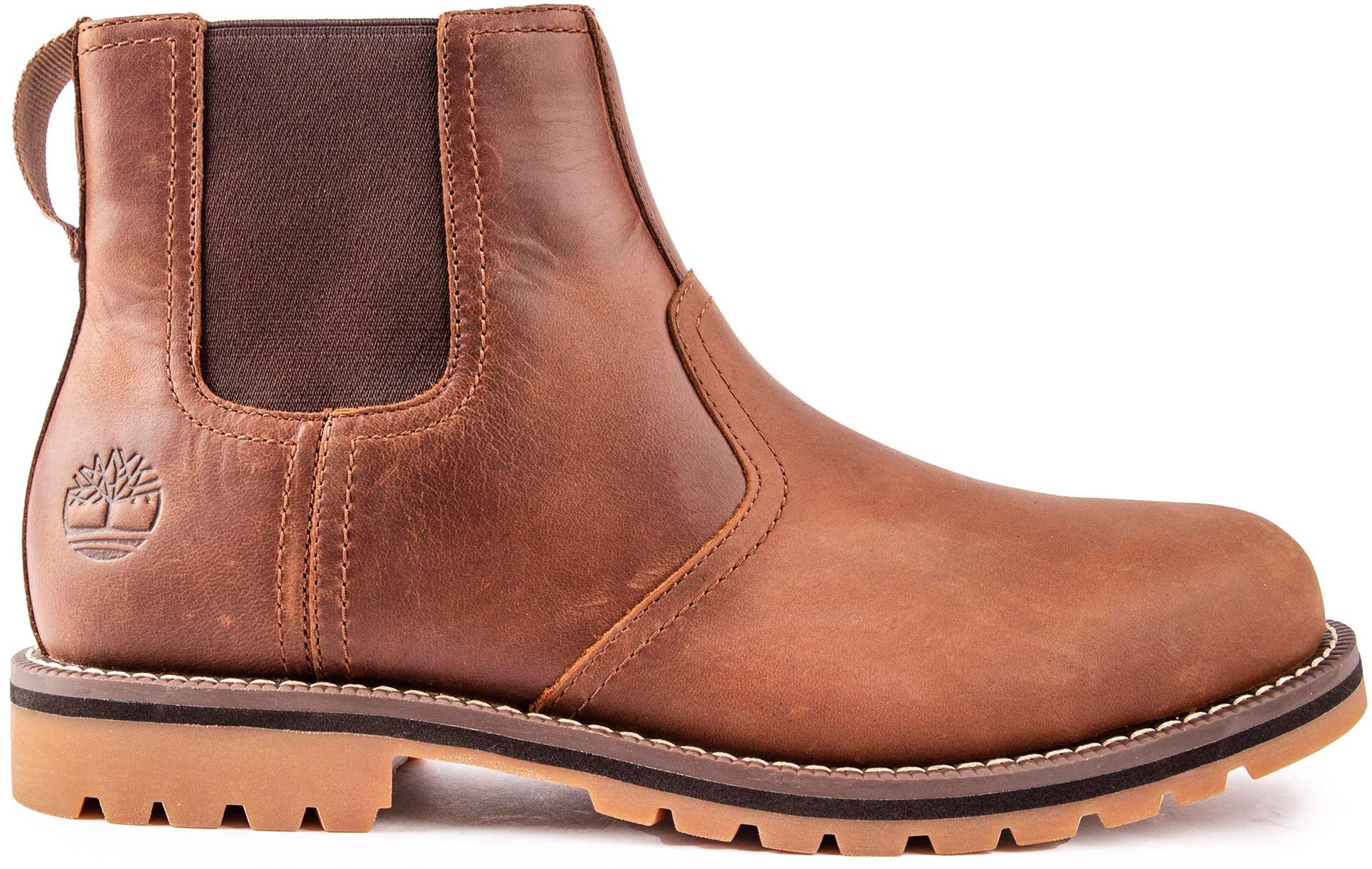 Mens Timberland Larchmont Chelsea Boots In Brown Soletrader